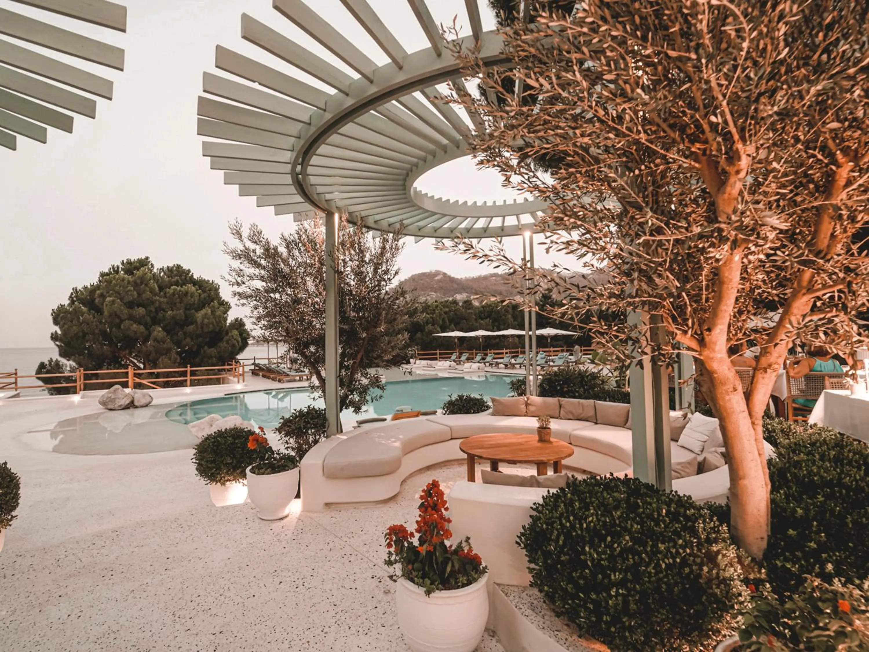 Dining area in Perios Beach House - Adults Only