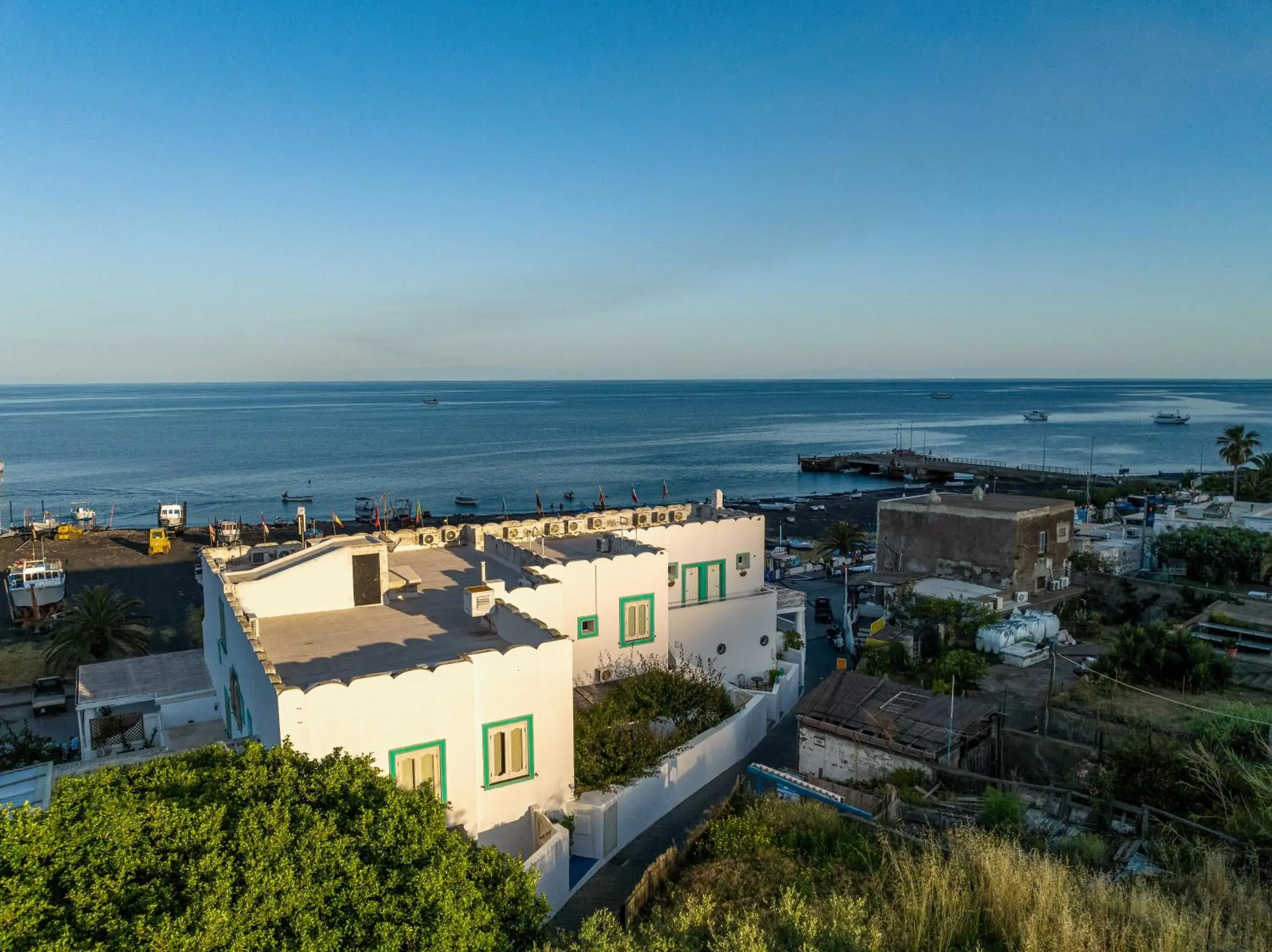 Neighbourhood, Bird's-eye View in Hotel Ossidiana Stromboli Center