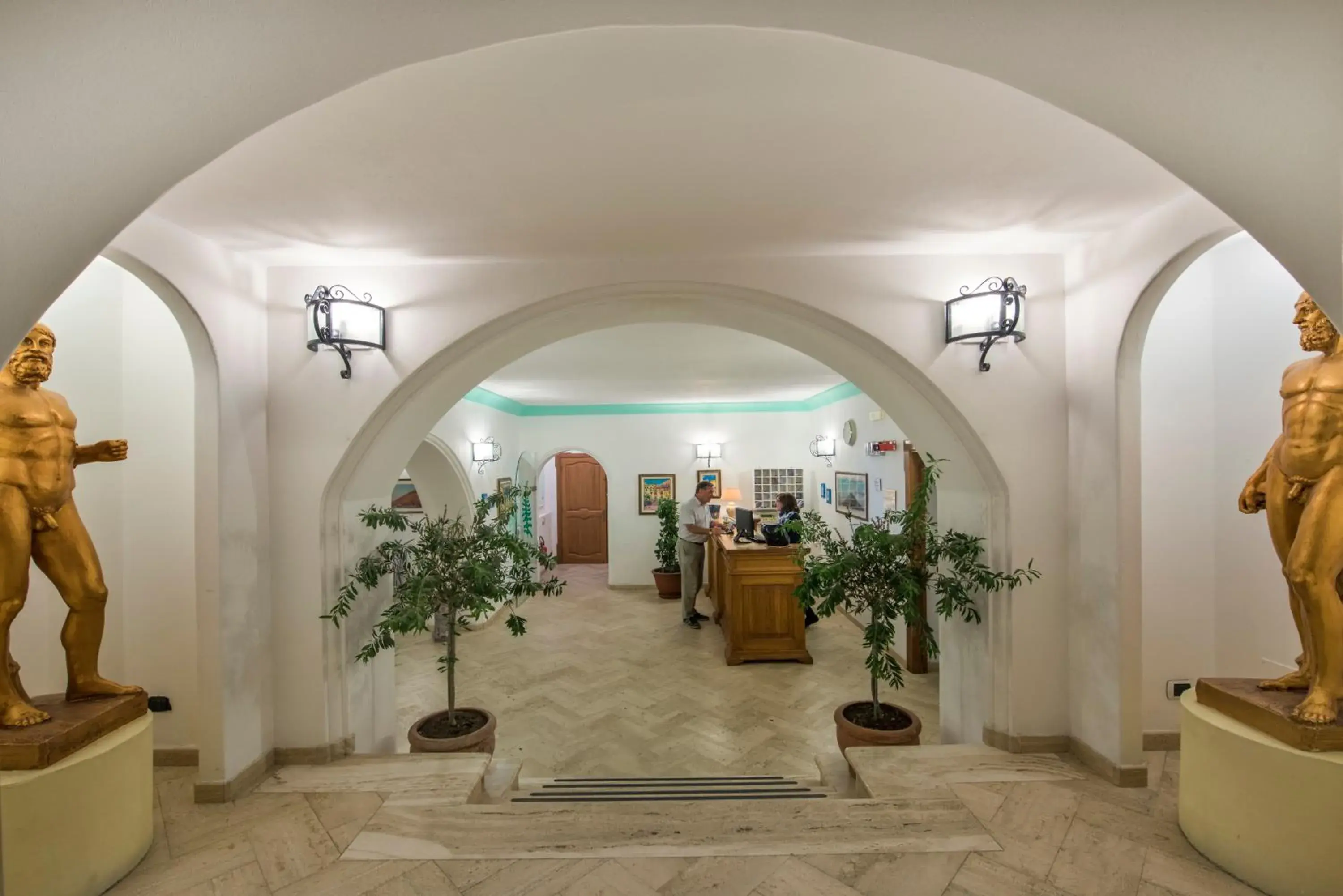 Lobby or reception, Lobby/Reception in Hotel Ossidiana Stromboli Center