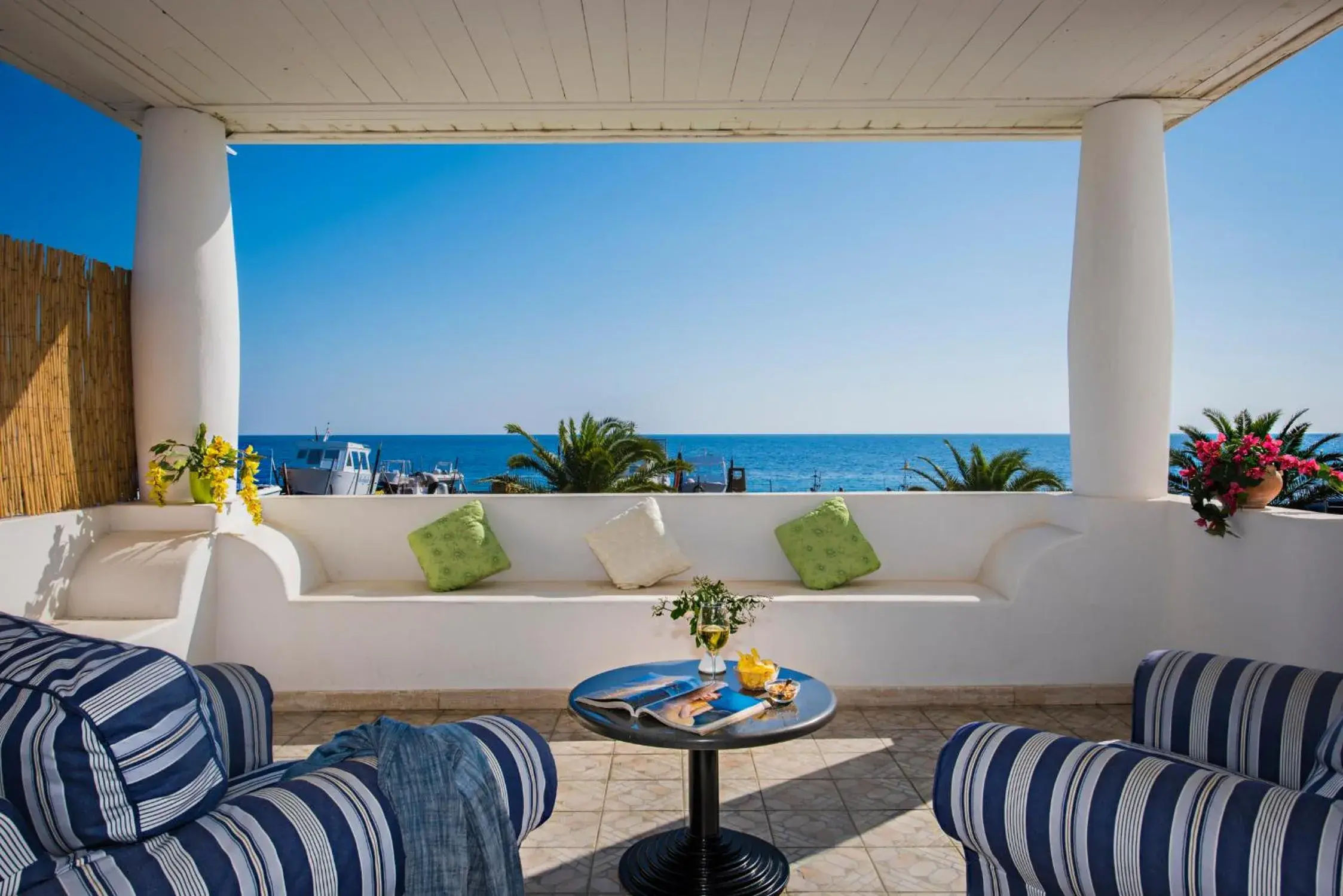 Sea view, Seating Area in Hotel Ossidiana Stromboli Center