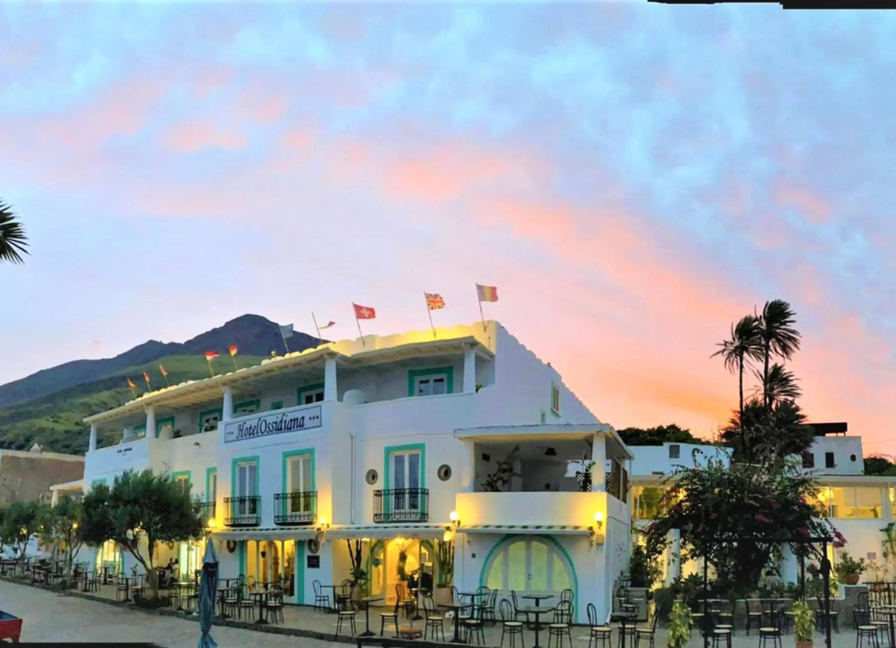 Property Building in Hotel Ossidiana Stromboli Center