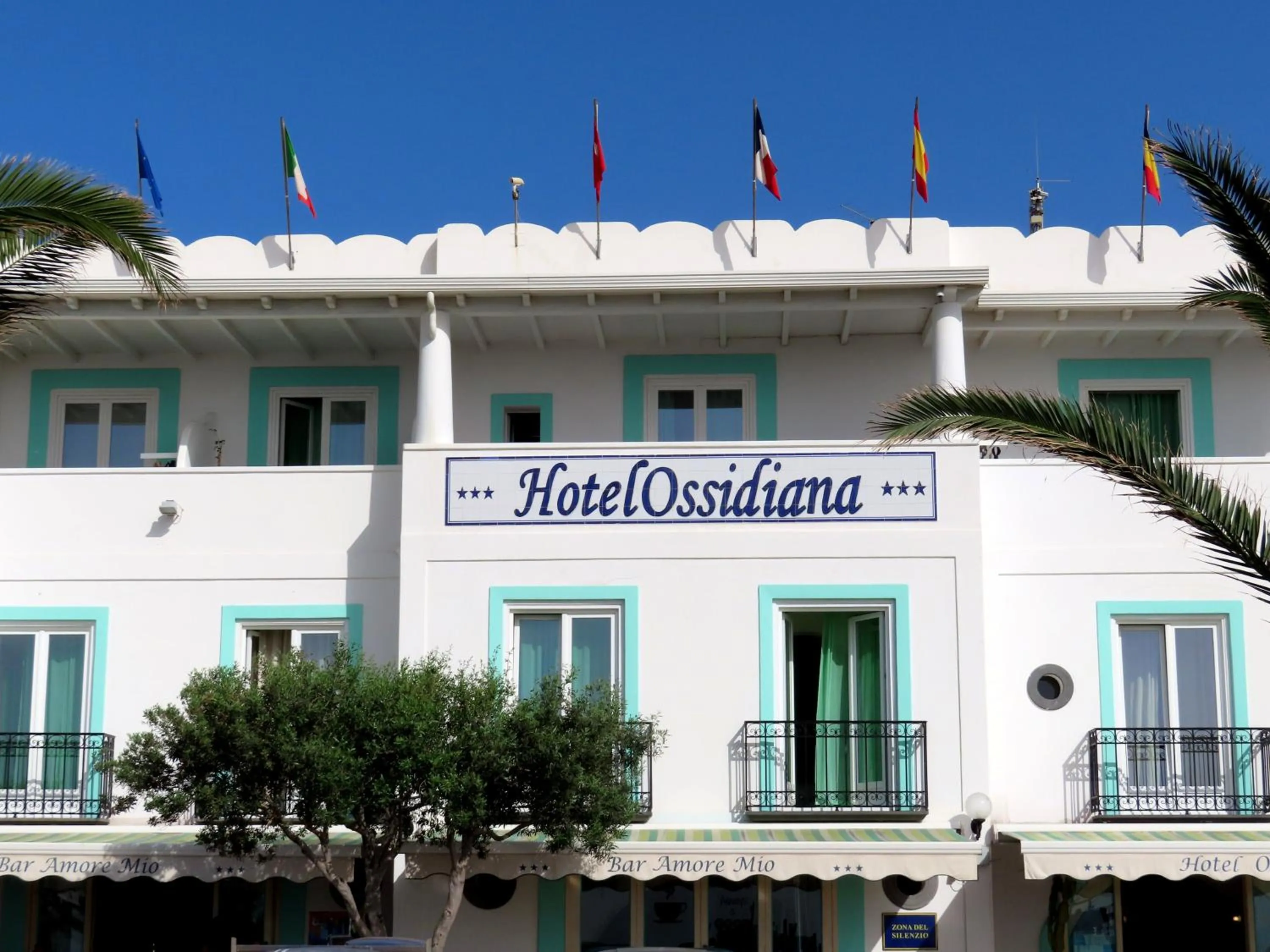 Property building in Hotel Ossidiana Stromboli Center