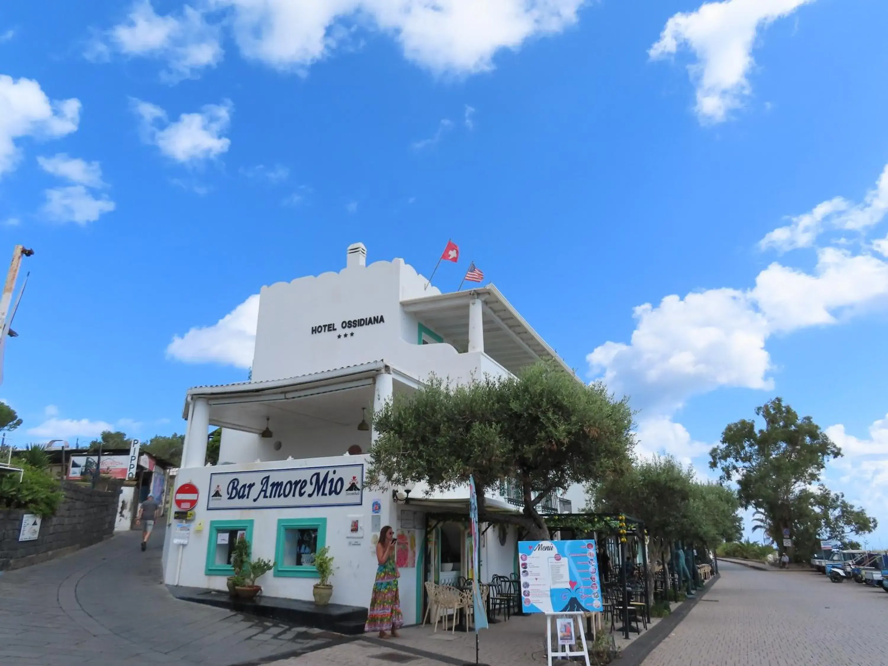 Property Building in Hotel Ossidiana Stromboli Center