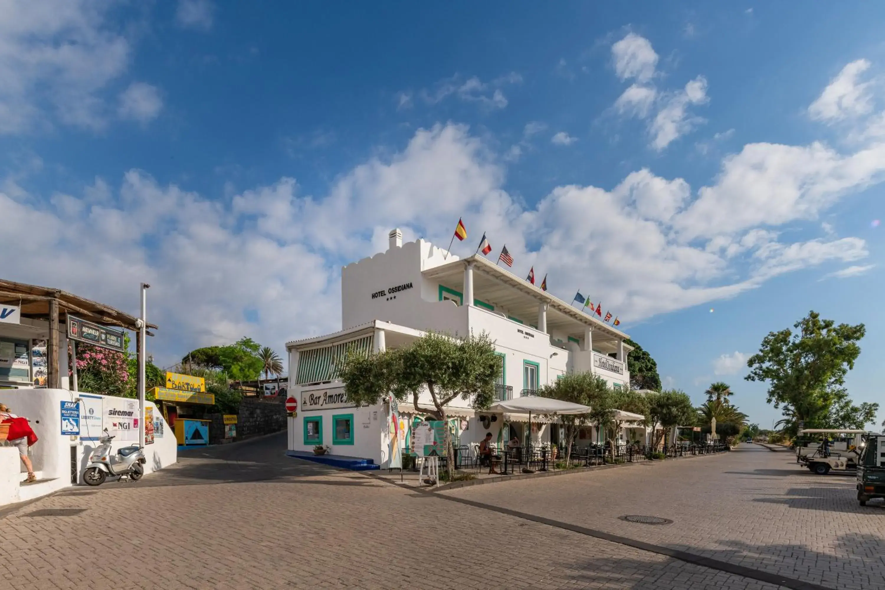 Property Building in Hotel Ossidiana Stromboli Center