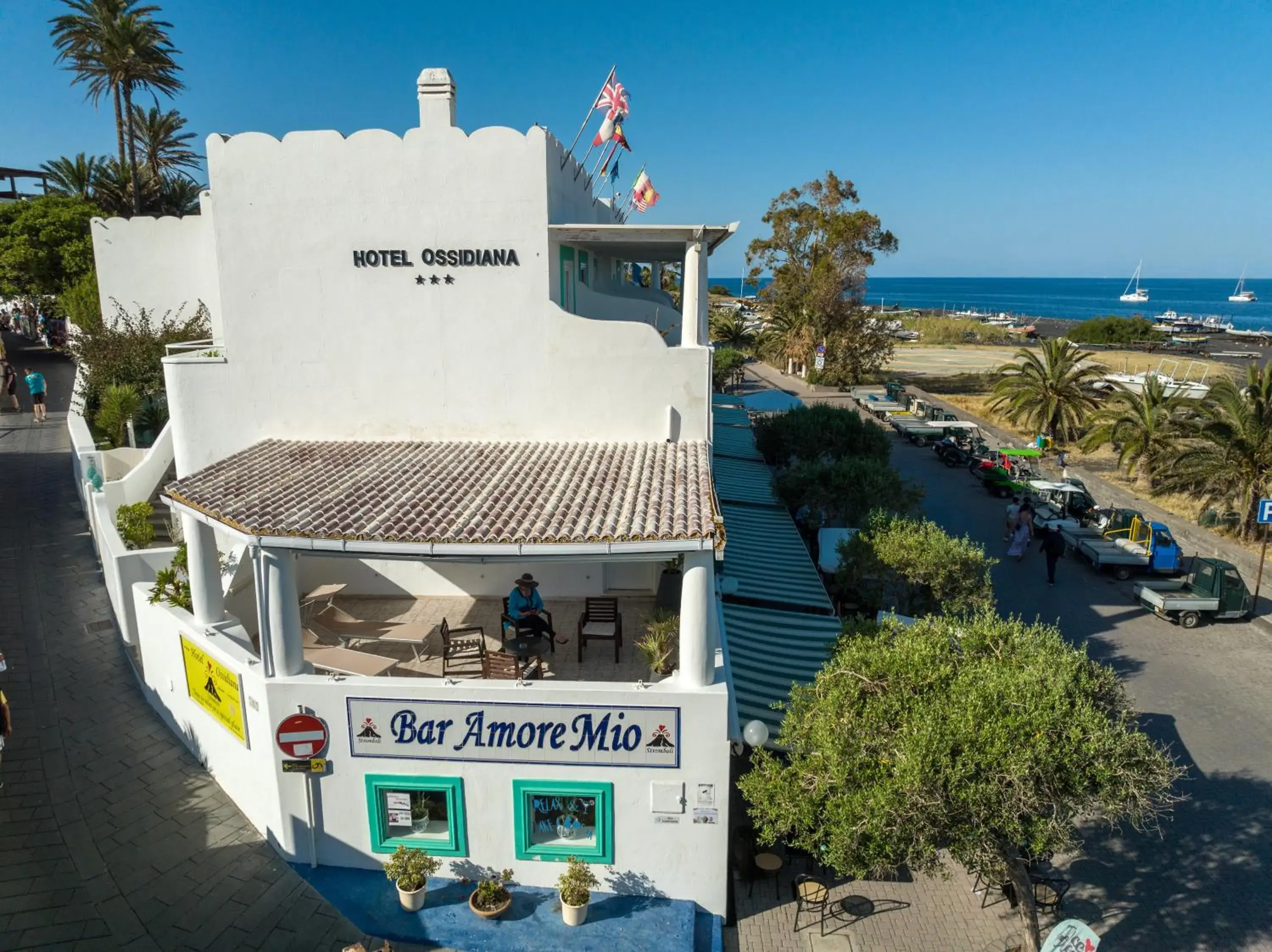 Property Building in Hotel Ossidiana Stromboli Center