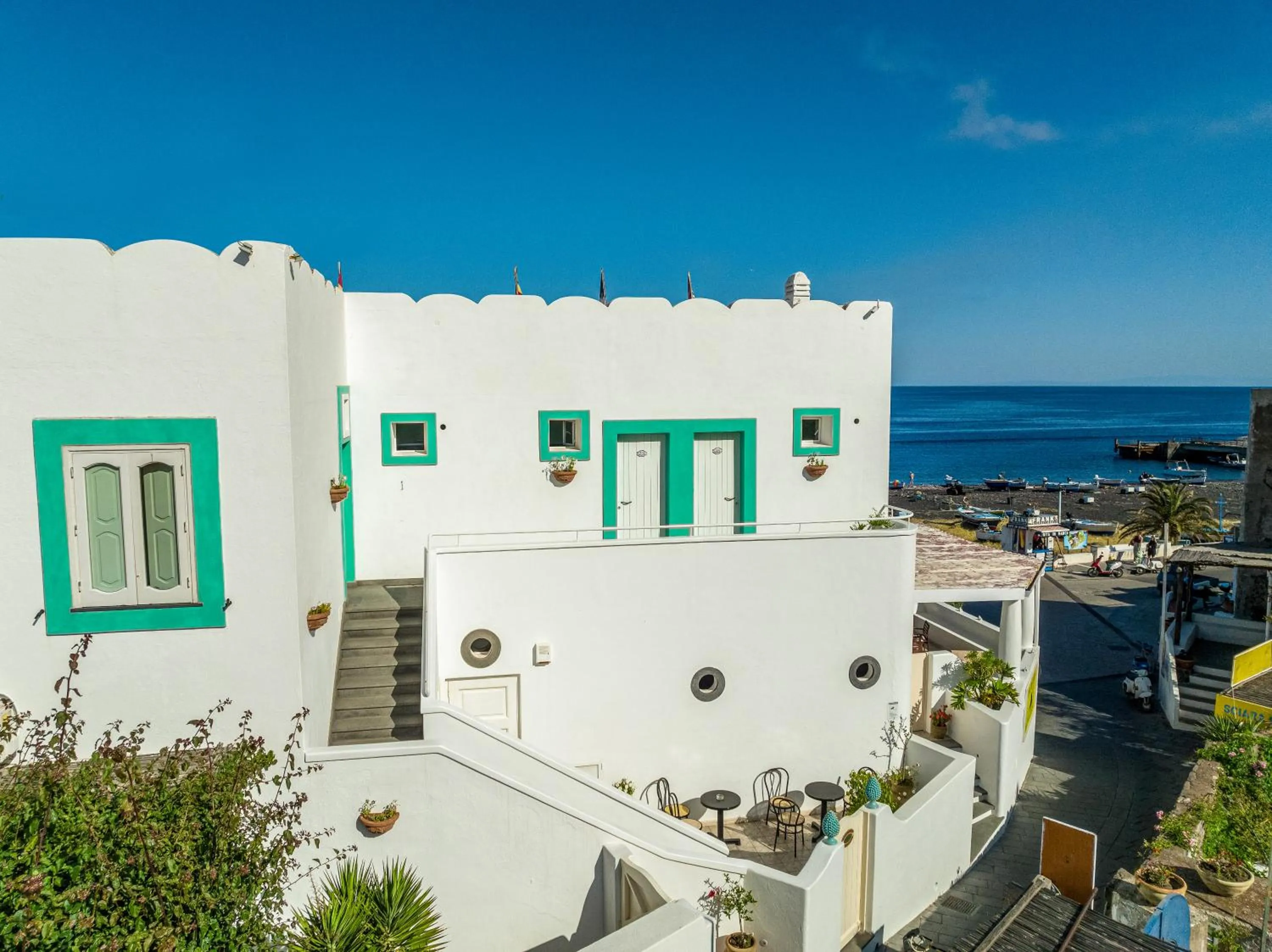 Property building in Hotel Ossidiana Stromboli Center