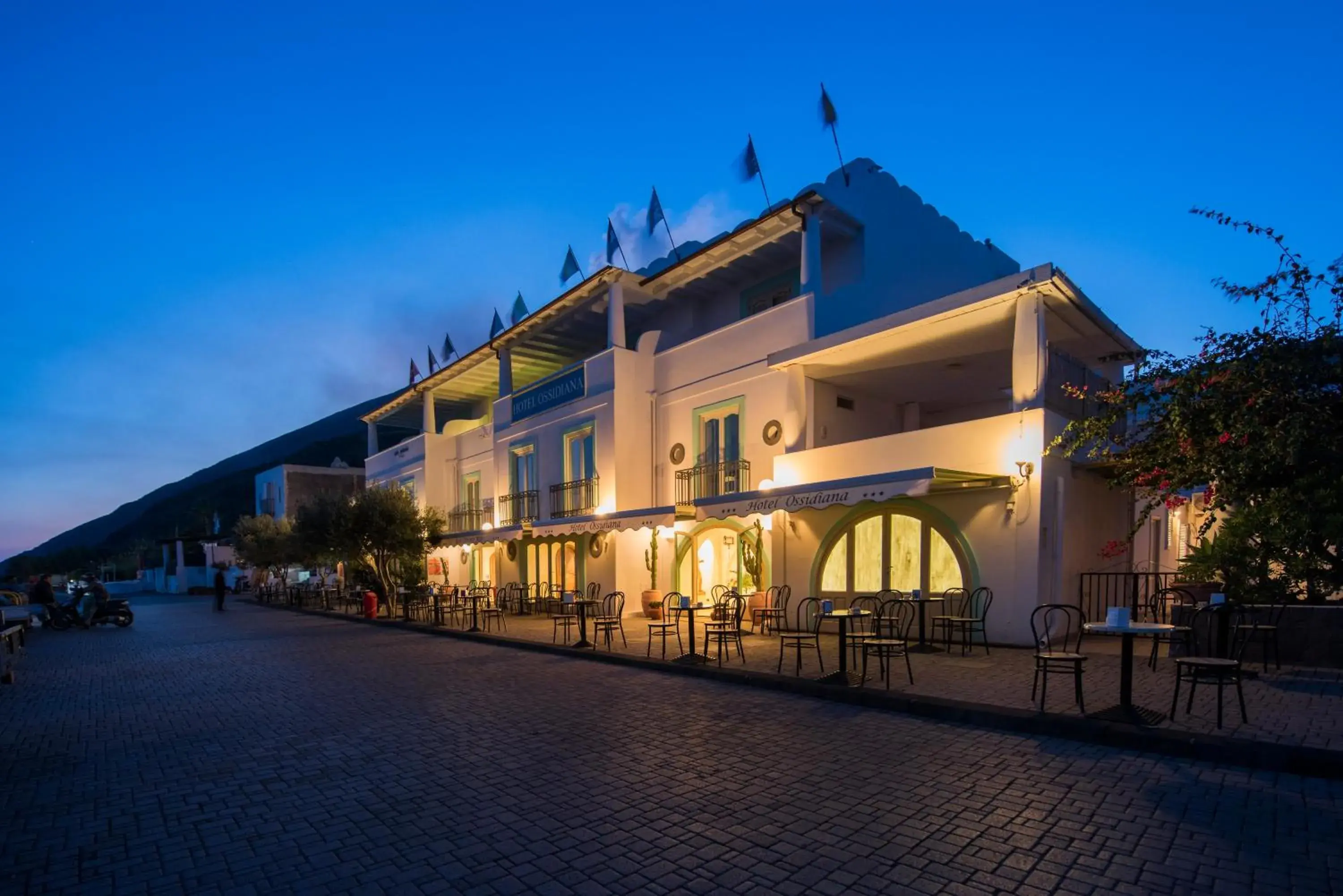 Facade/entrance, Property Building in Hotel Ossidiana Stromboli Center