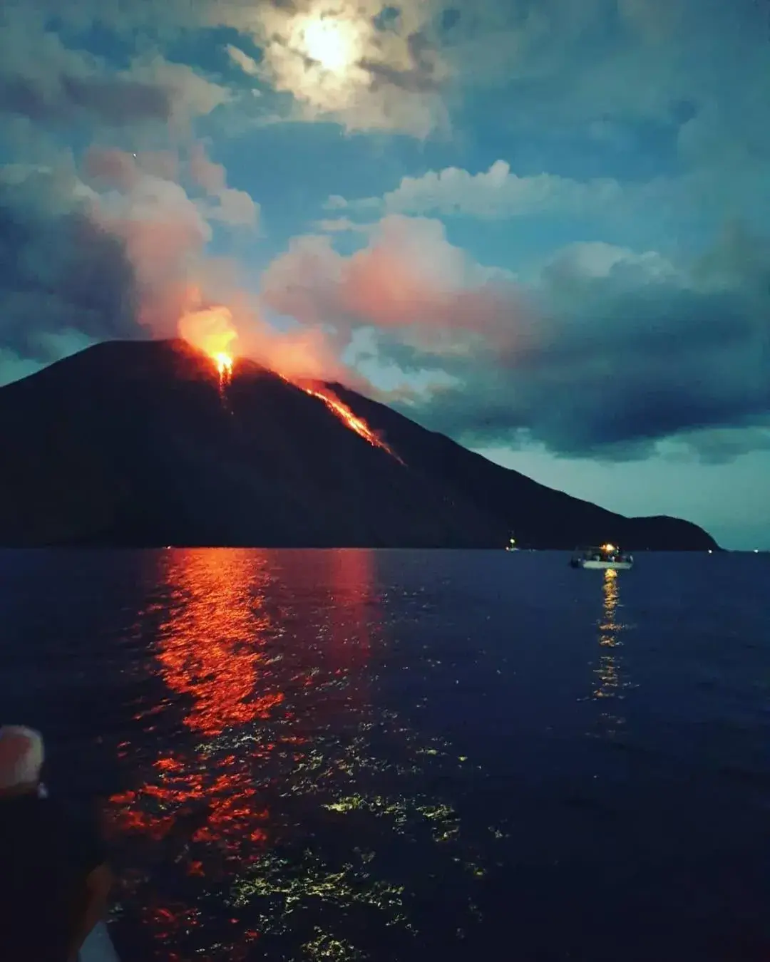 Night, Sunrise/Sunset in Hotel Ossidiana Stromboli Center