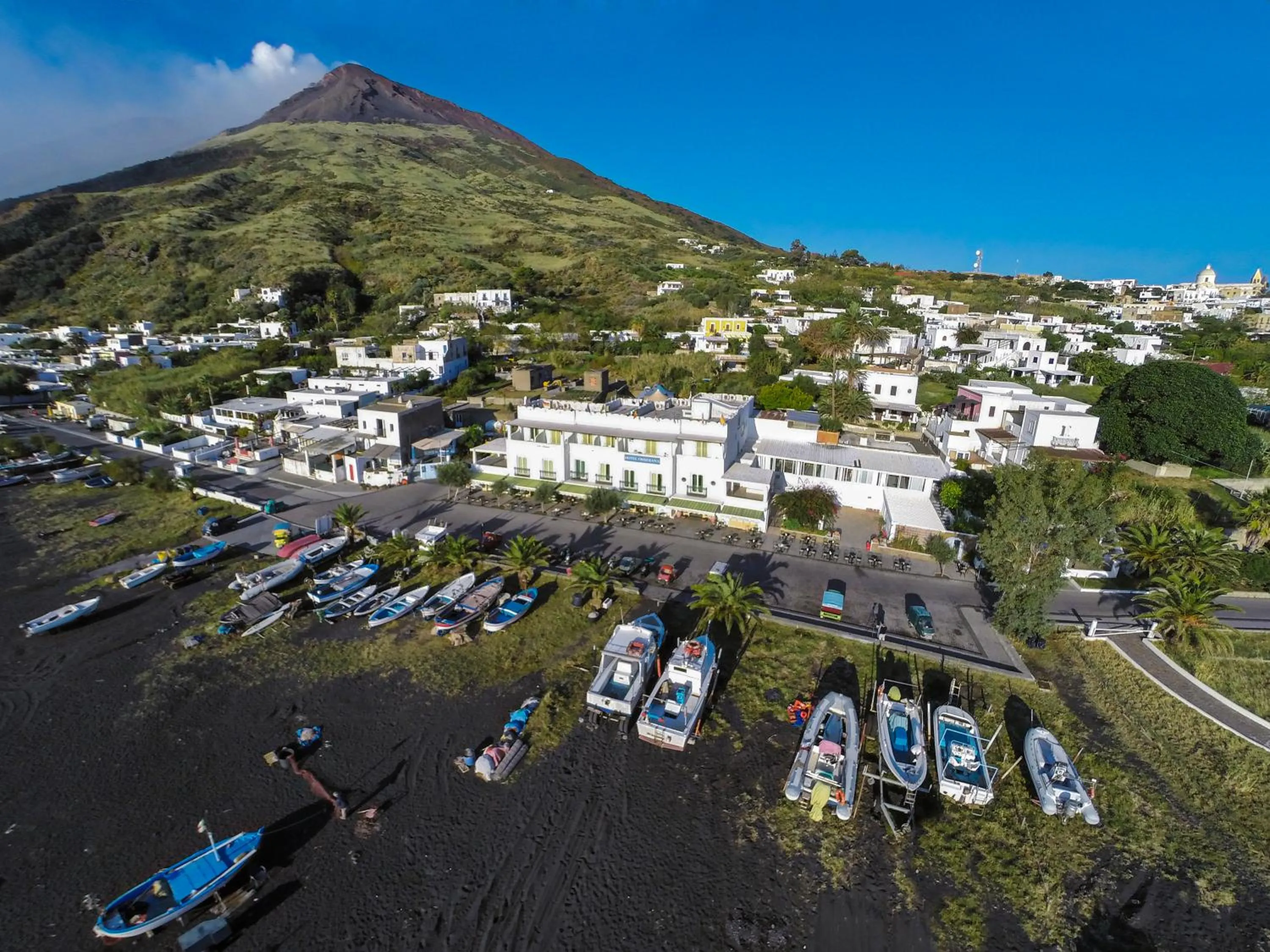 Property building in Hotel Ossidiana Stromboli Center