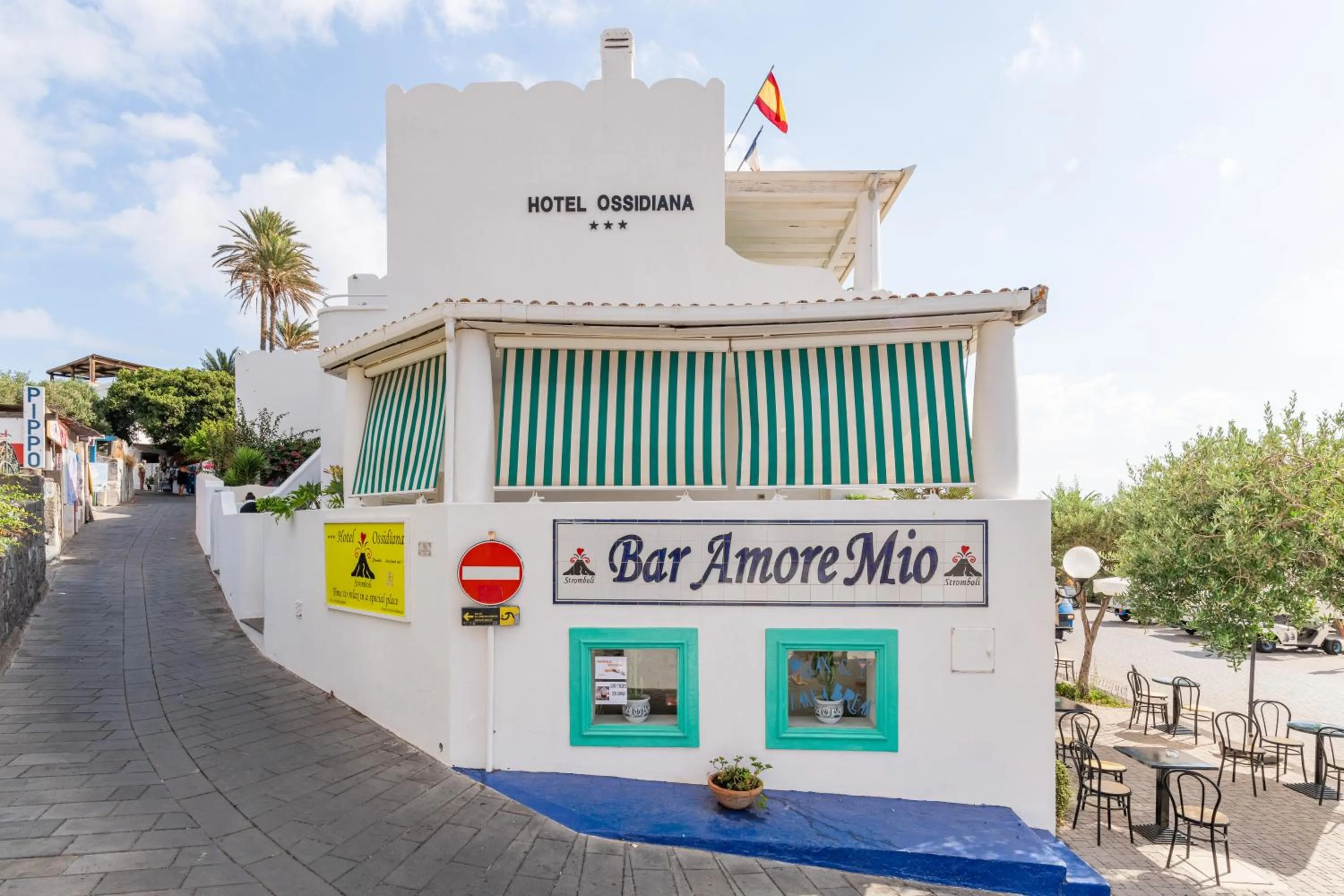 Property building in Hotel Ossidiana Stromboli Center