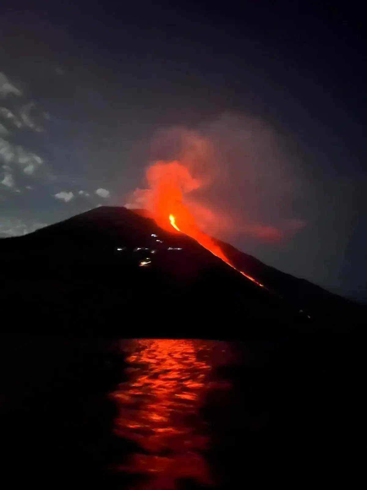 Bird's eye view in Hotel Ossidiana Stromboli Center