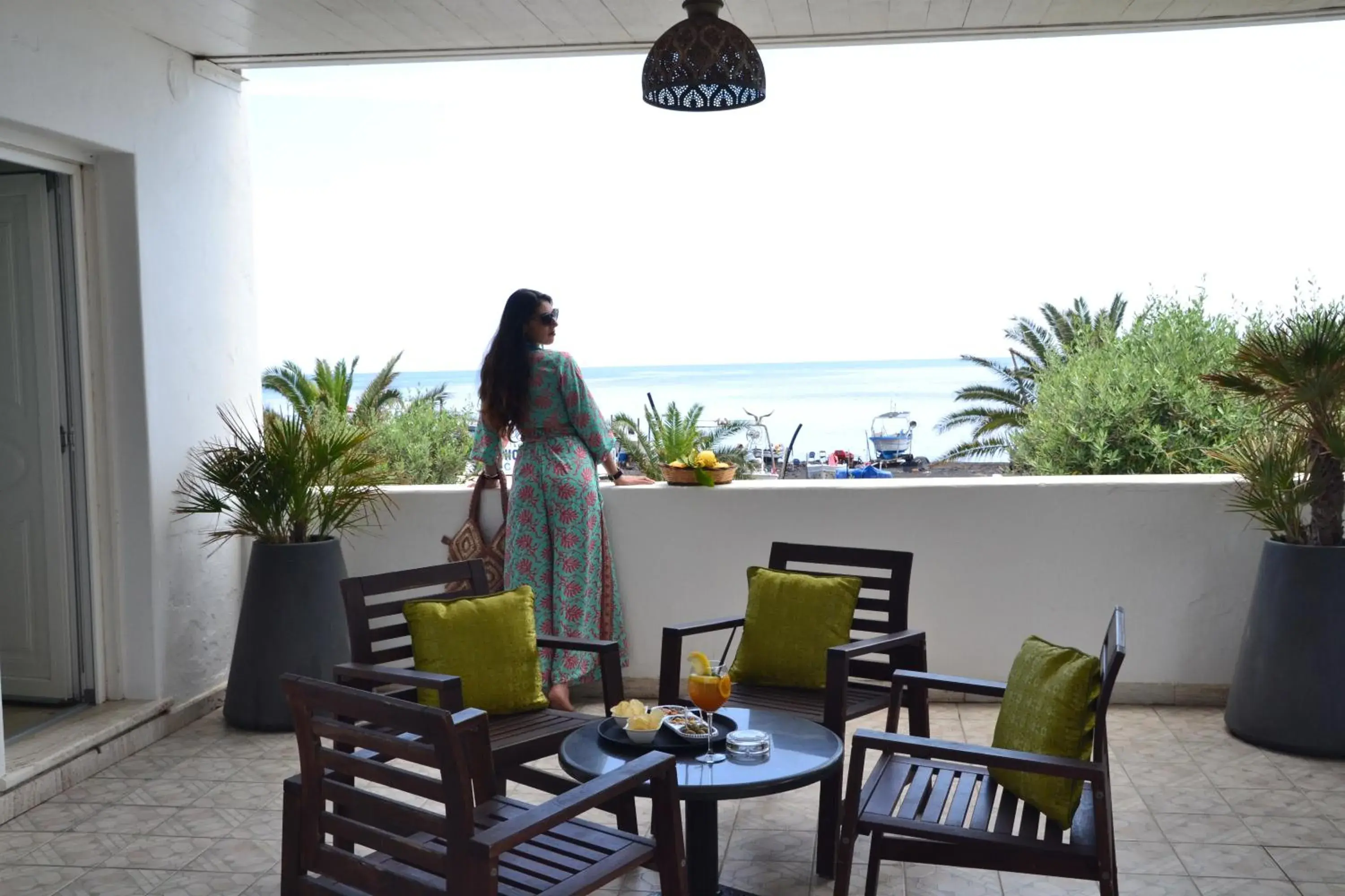 Balcony/Terrace in Hotel Ossidiana Stromboli Center