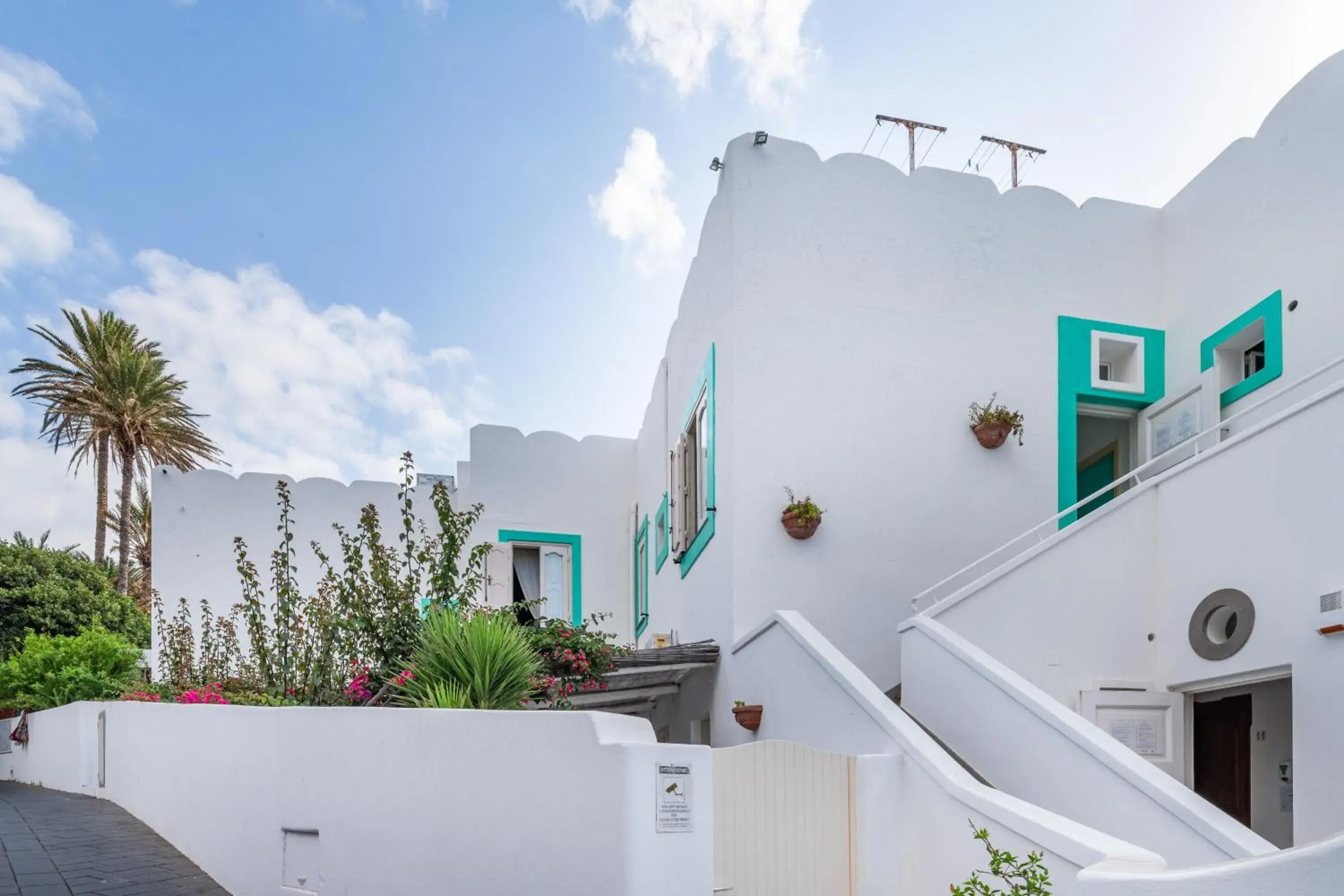 Property building in Hotel Ossidiana Stromboli Center