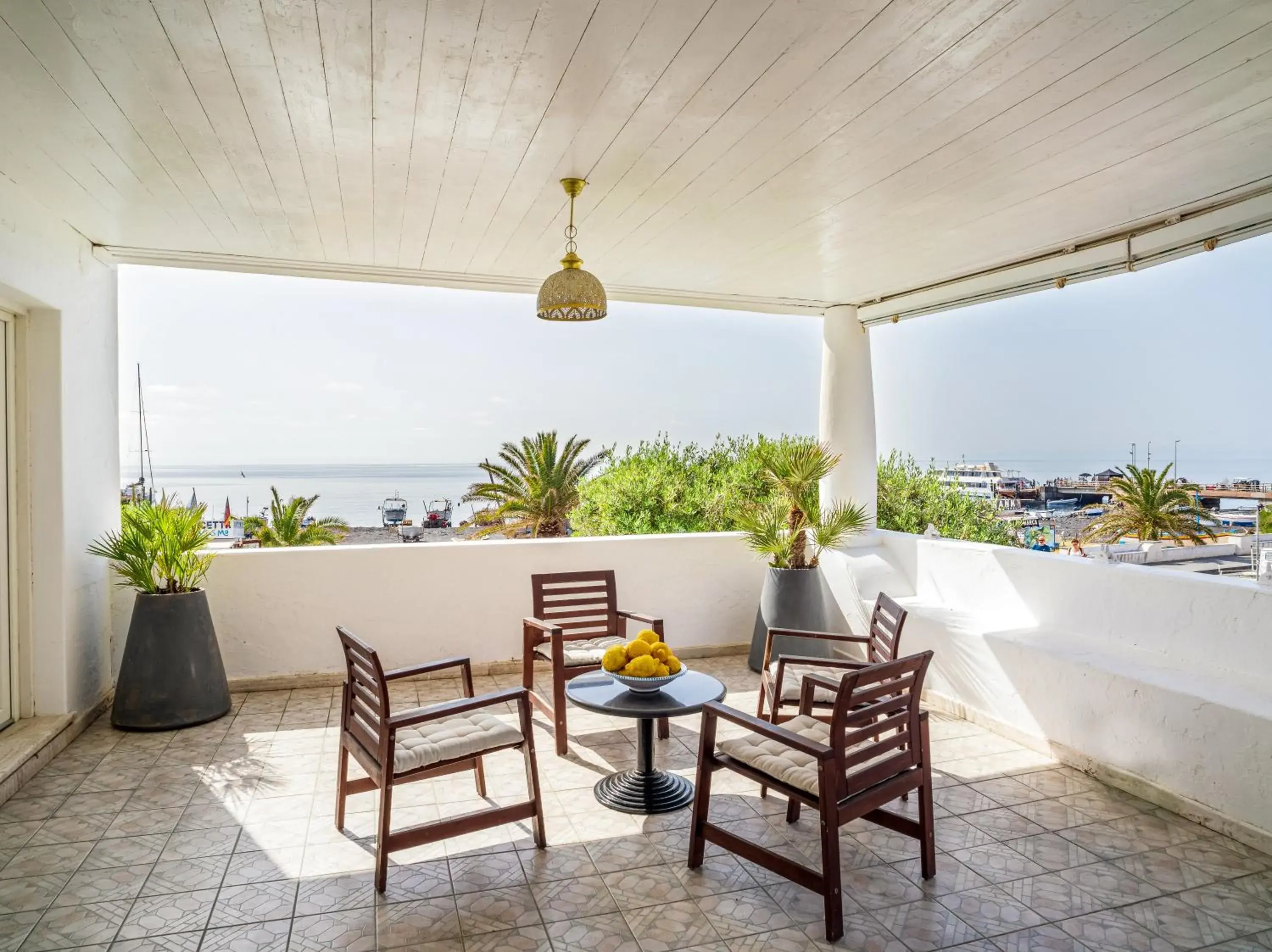 Balcony/Terrace in Hotel Ossidiana Stromboli Center