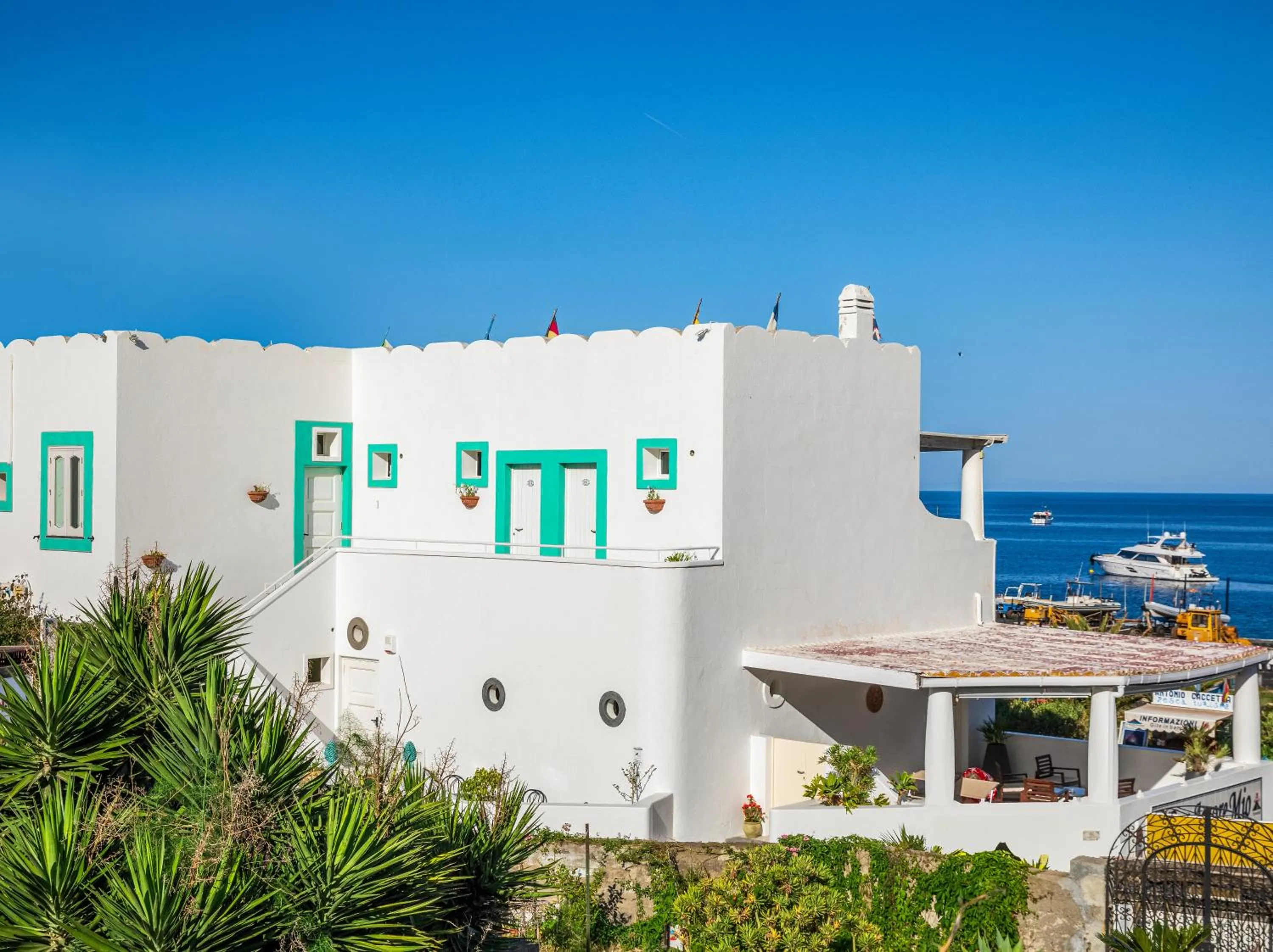 Property building in Hotel Ossidiana Stromboli Center