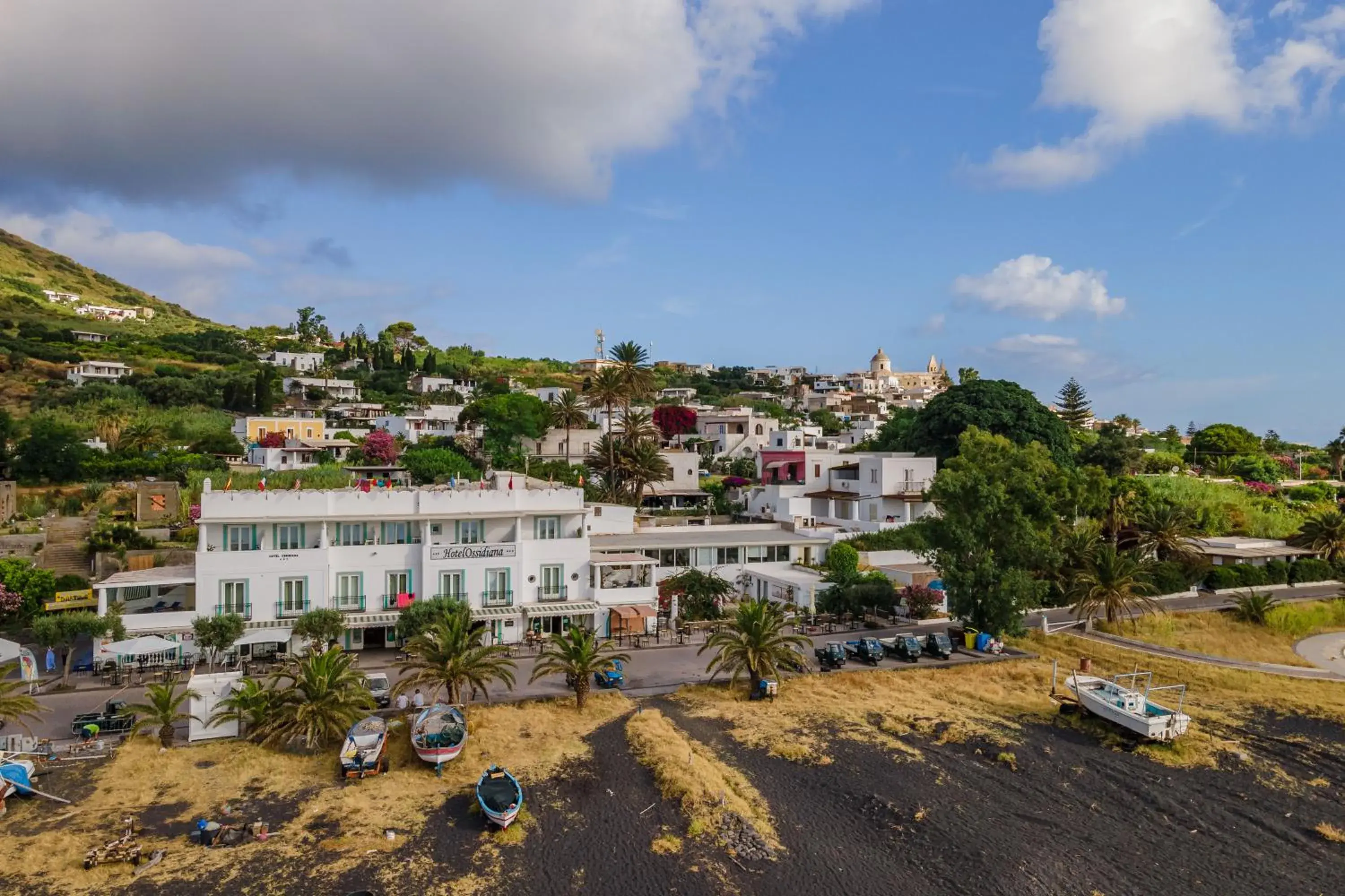 Property building in Hotel Ossidiana Stromboli Center