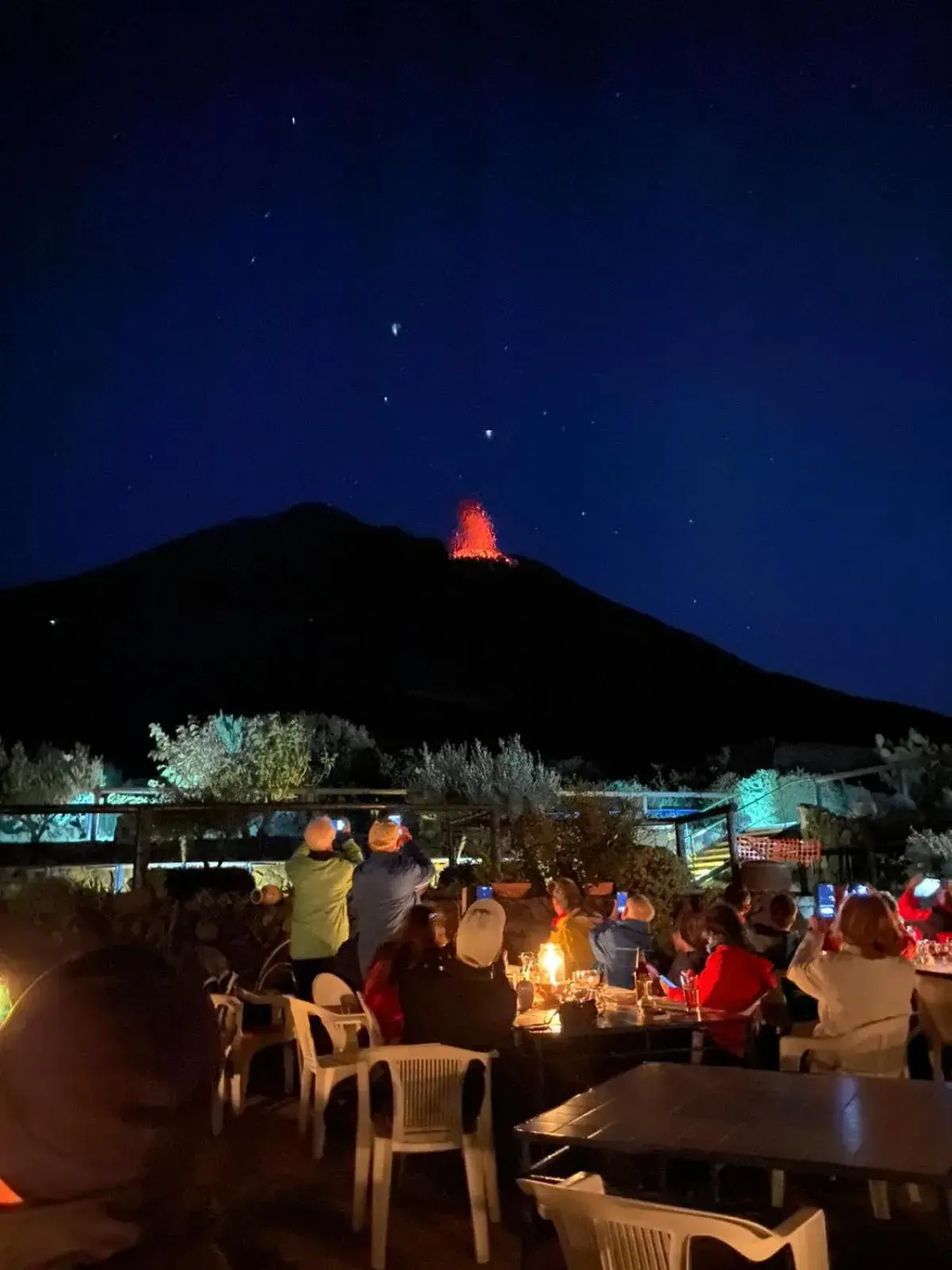 Restaurant/places to eat in Hotel Ossidiana Stromboli Center