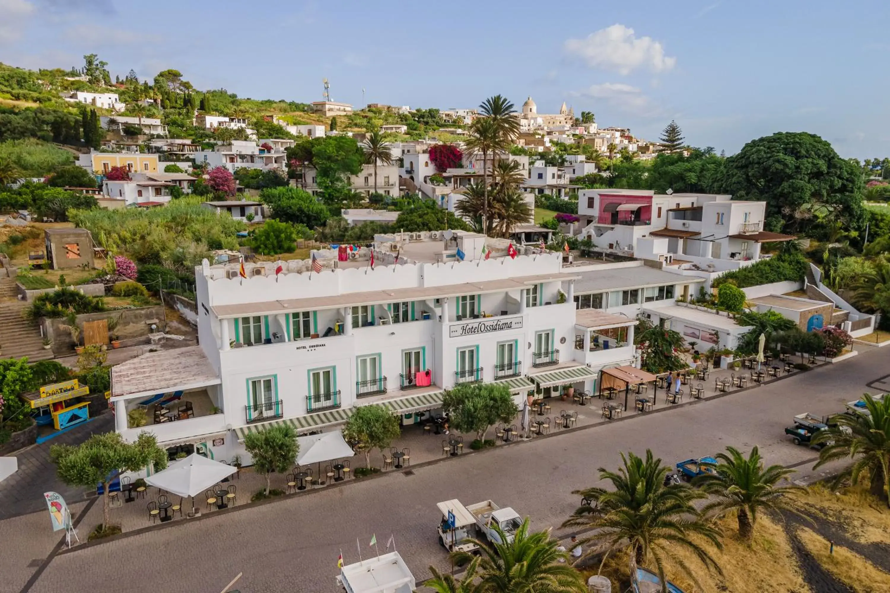 Property building in Hotel Ossidiana Stromboli Center