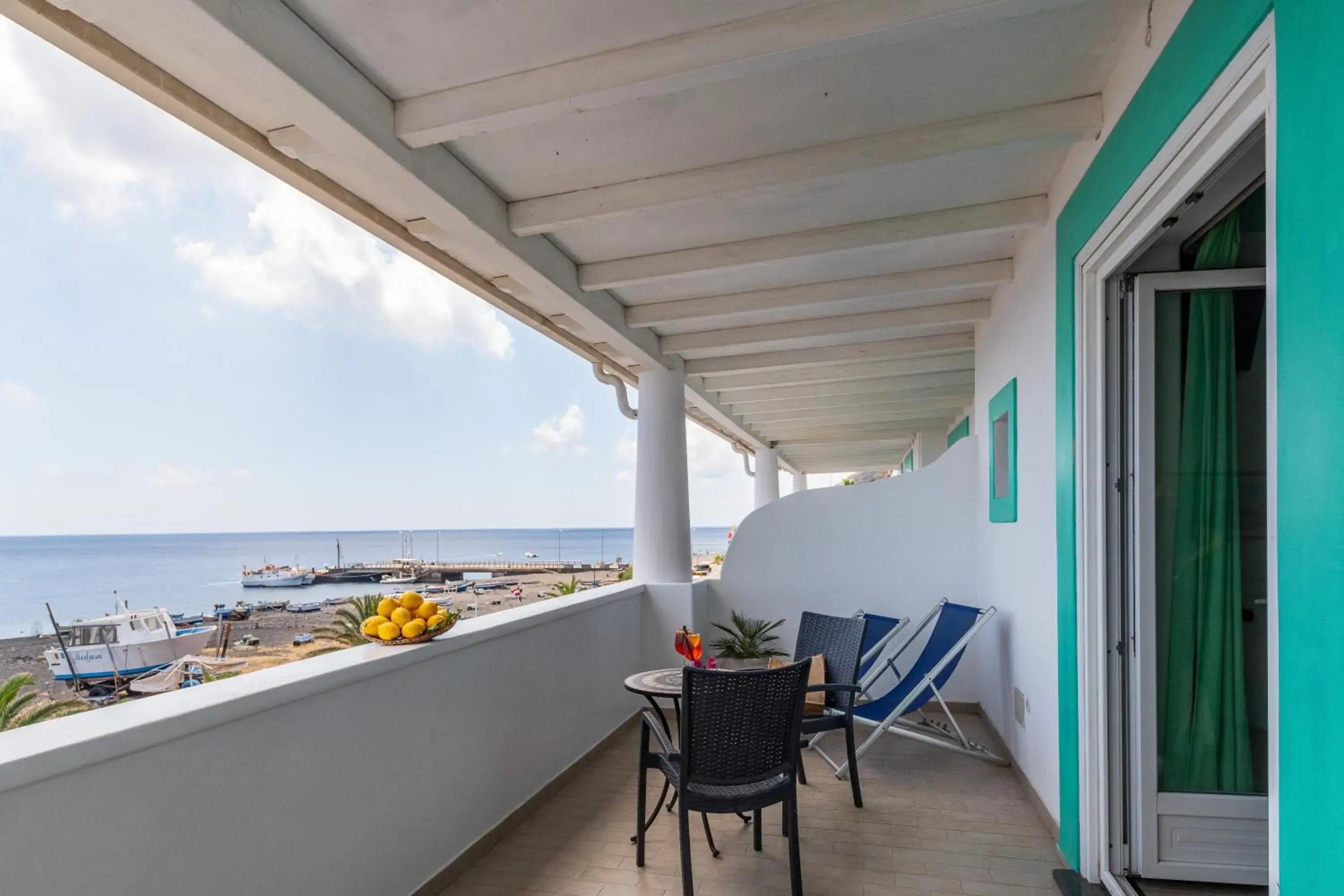 Balcony/Terrace in Hotel Ossidiana Stromboli Center