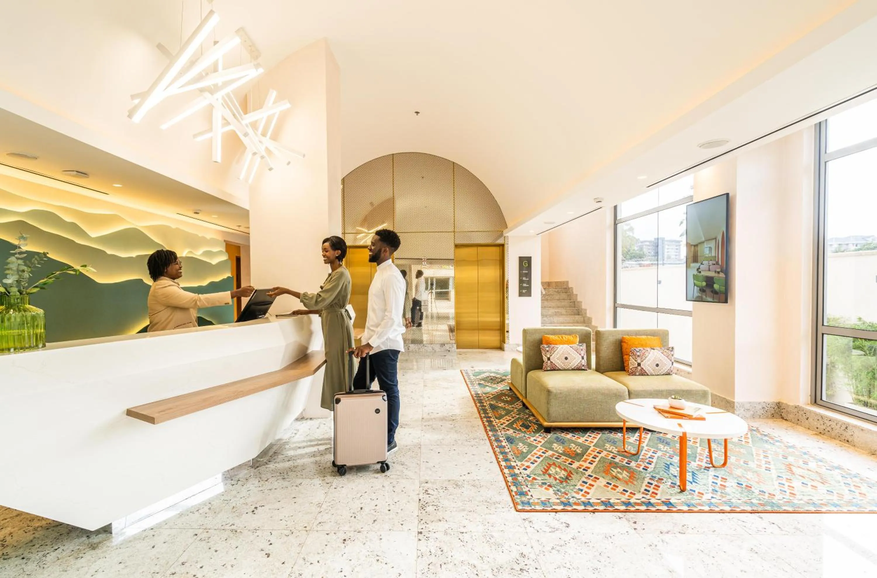 Lobby or reception in Dusit Princess Hotel Residences Nairobi