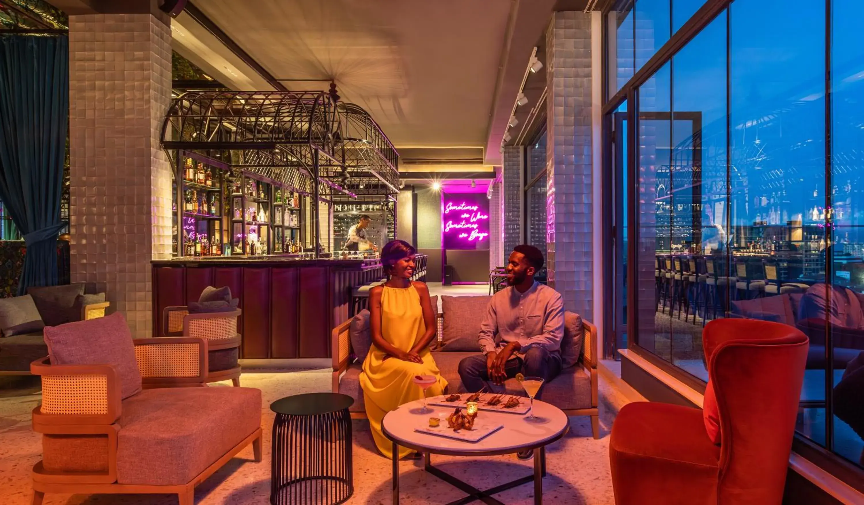 Lounge or bar in Dusit Princess Hotel Residences Nairobi Lounge or bar in Dusit Princess Hotel Residences Nairobi