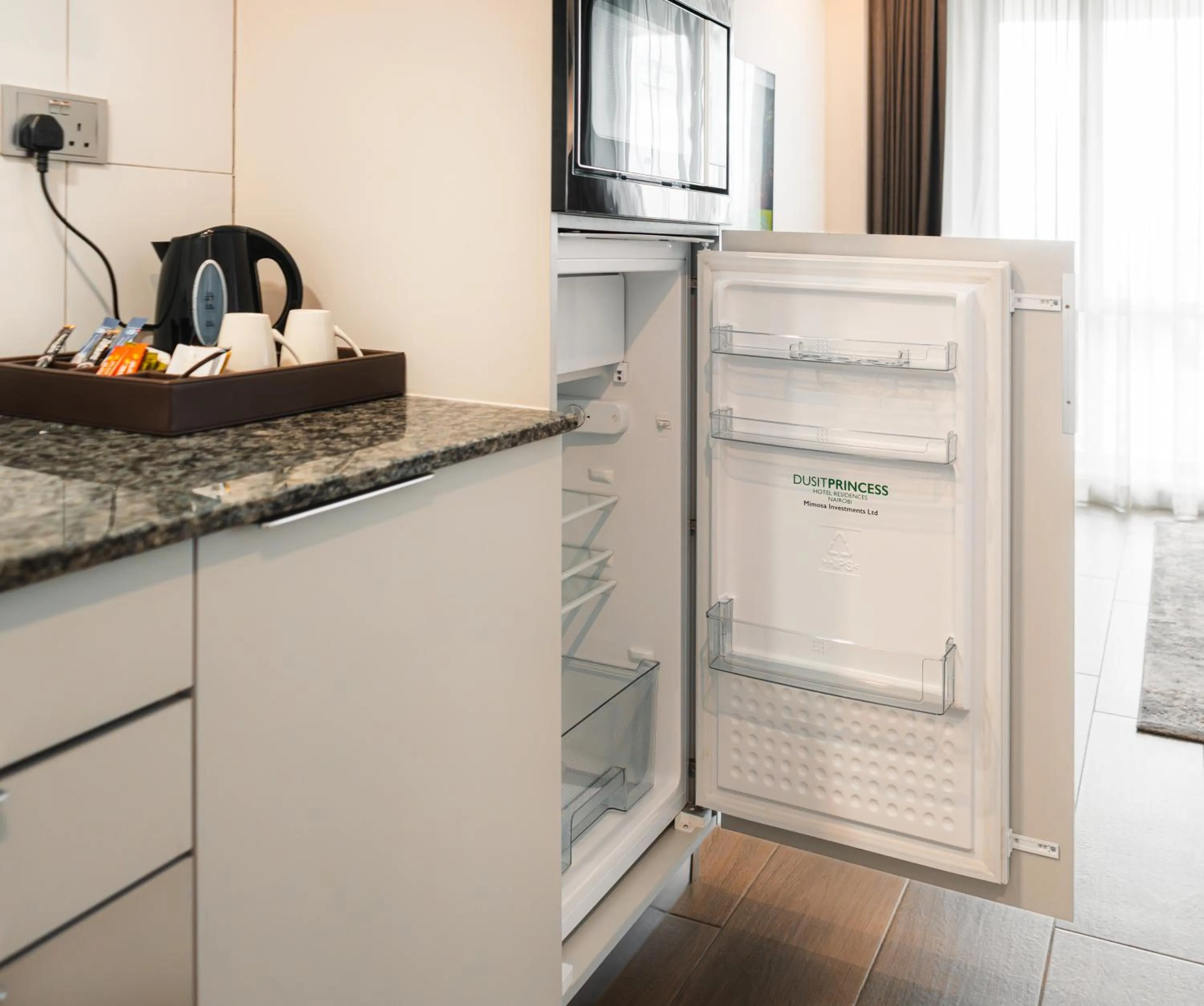 Kitchen or kitchenette in Dusit Princess Hotel Residences Nairobi