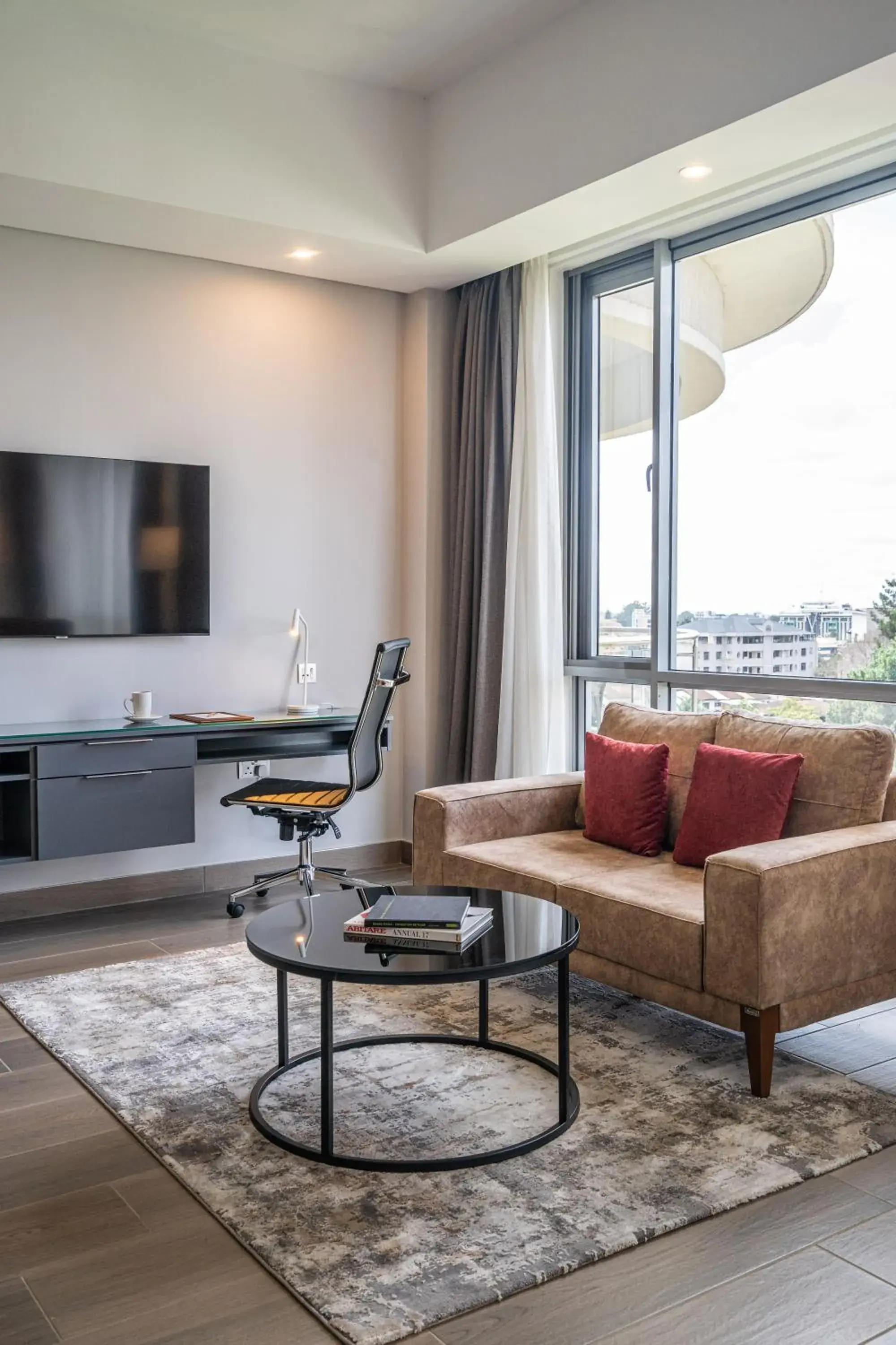 Living room in Dusit Princess Hotel Residences Nairobi Living room in Dusit Princess Hotel Residences Nairobi