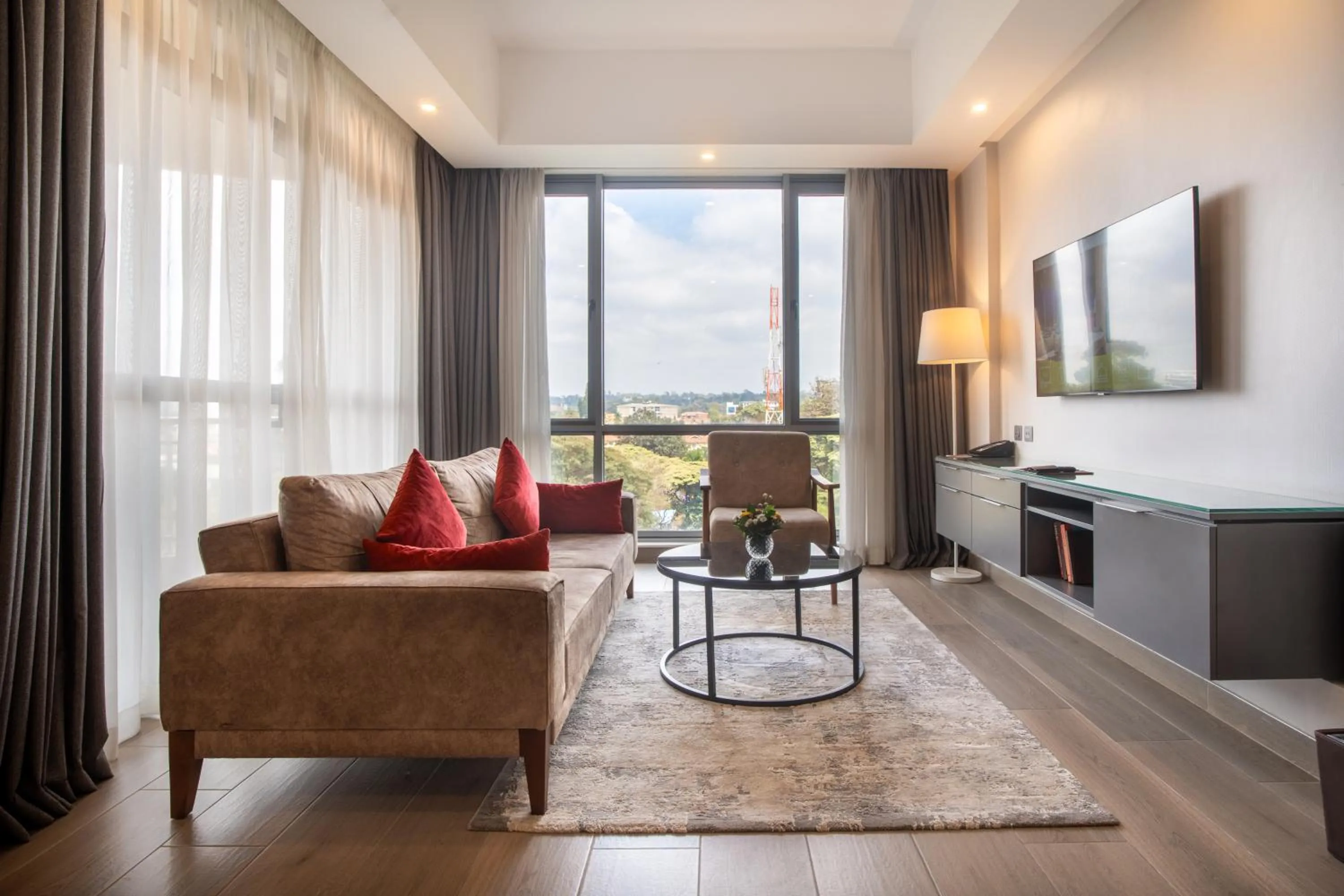 Living room in Dusit Princess Hotel Residences Nairobi