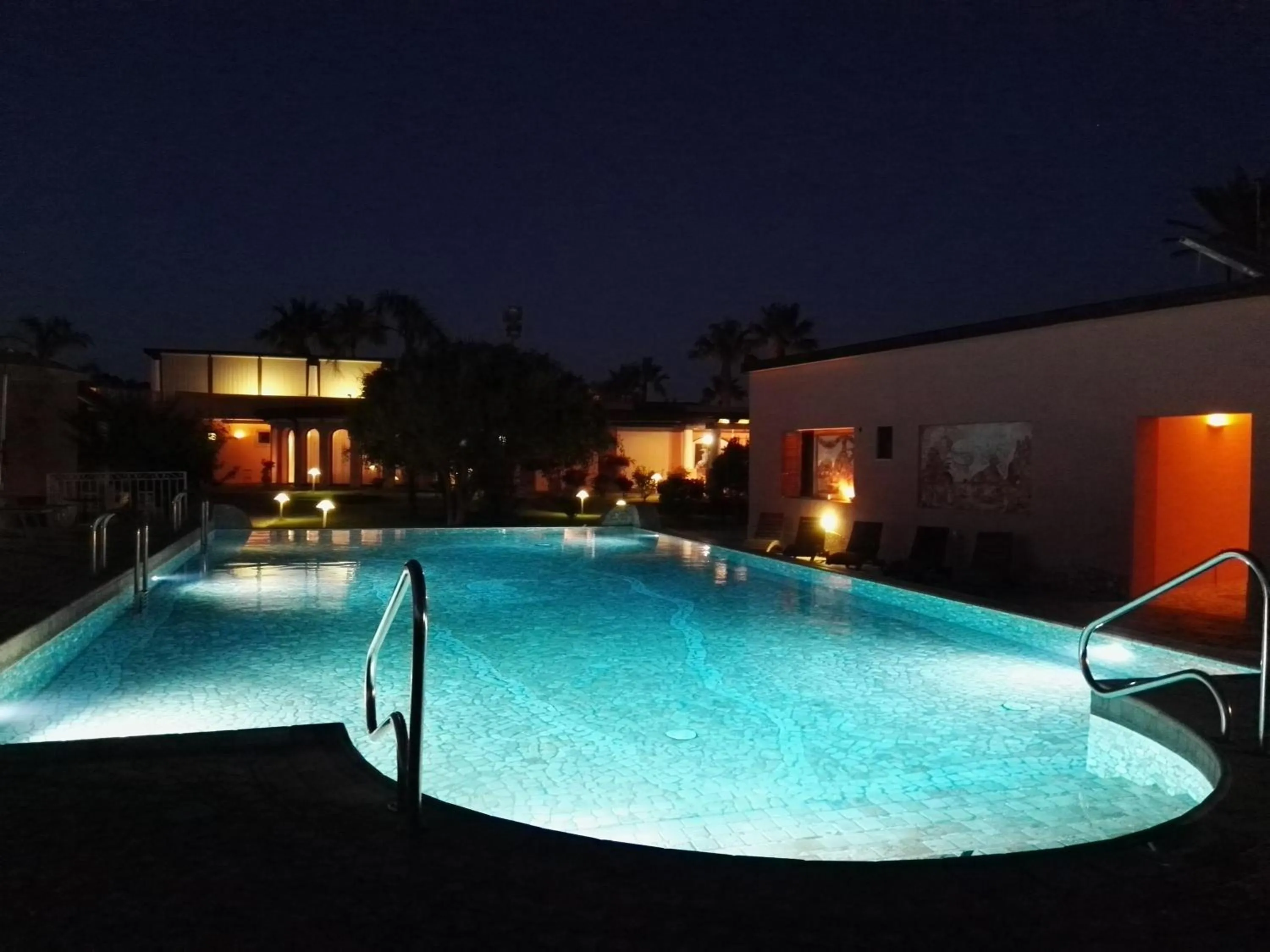 Garden view in Hotel Eros