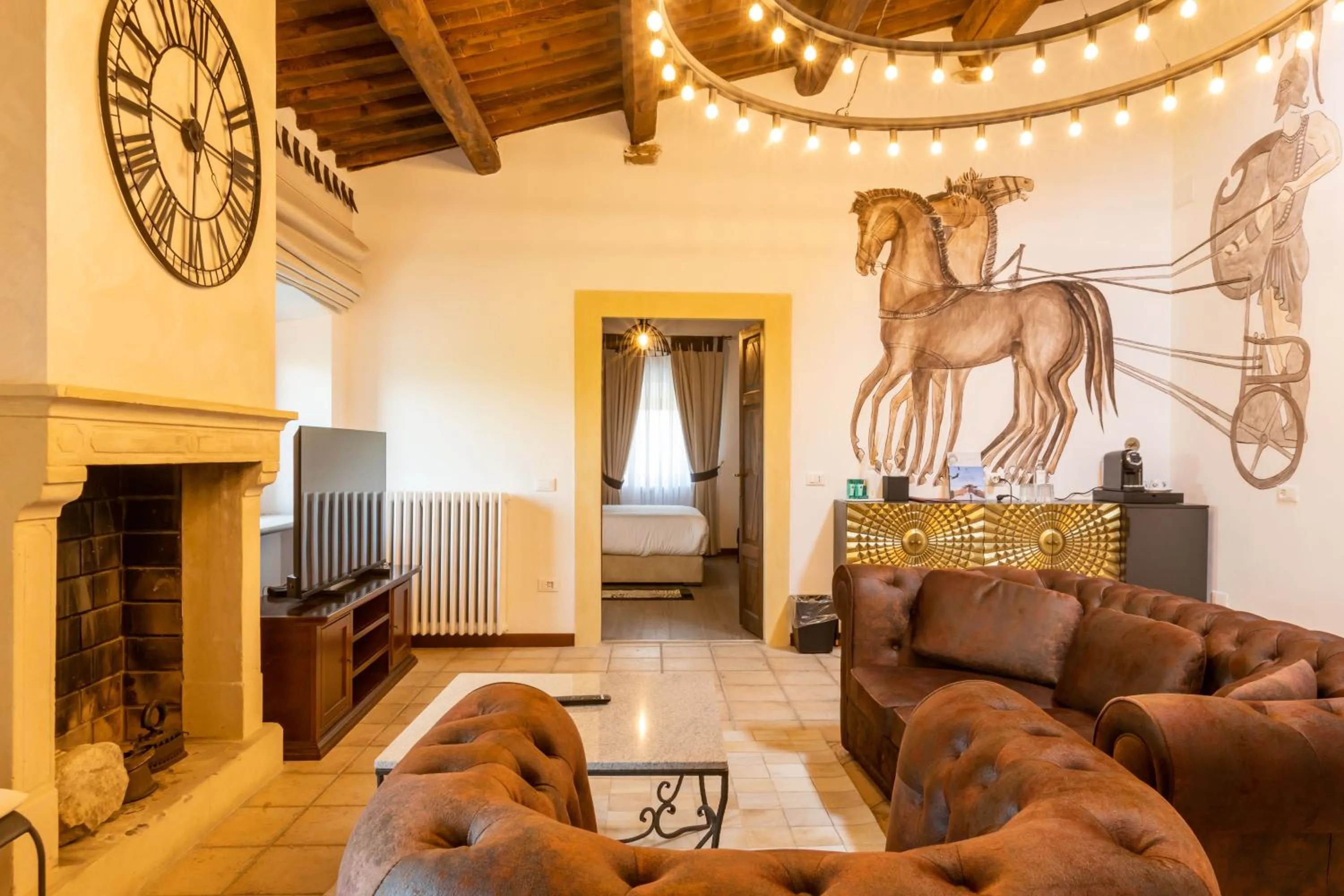Living room in Castrum Wine Relais - Albergo Diffuso