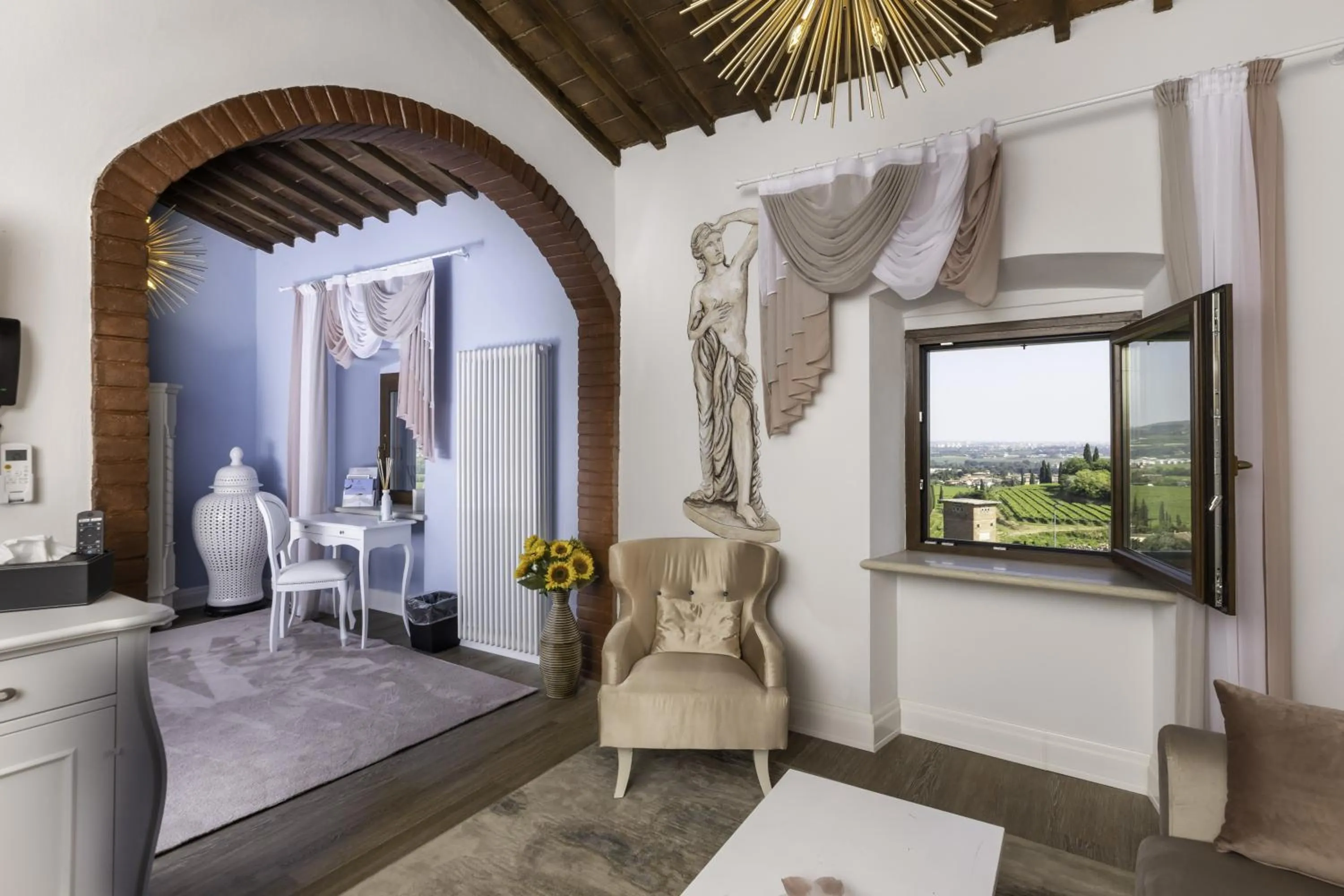 Living room in Castrum Wine Relais - Albergo Diffuso