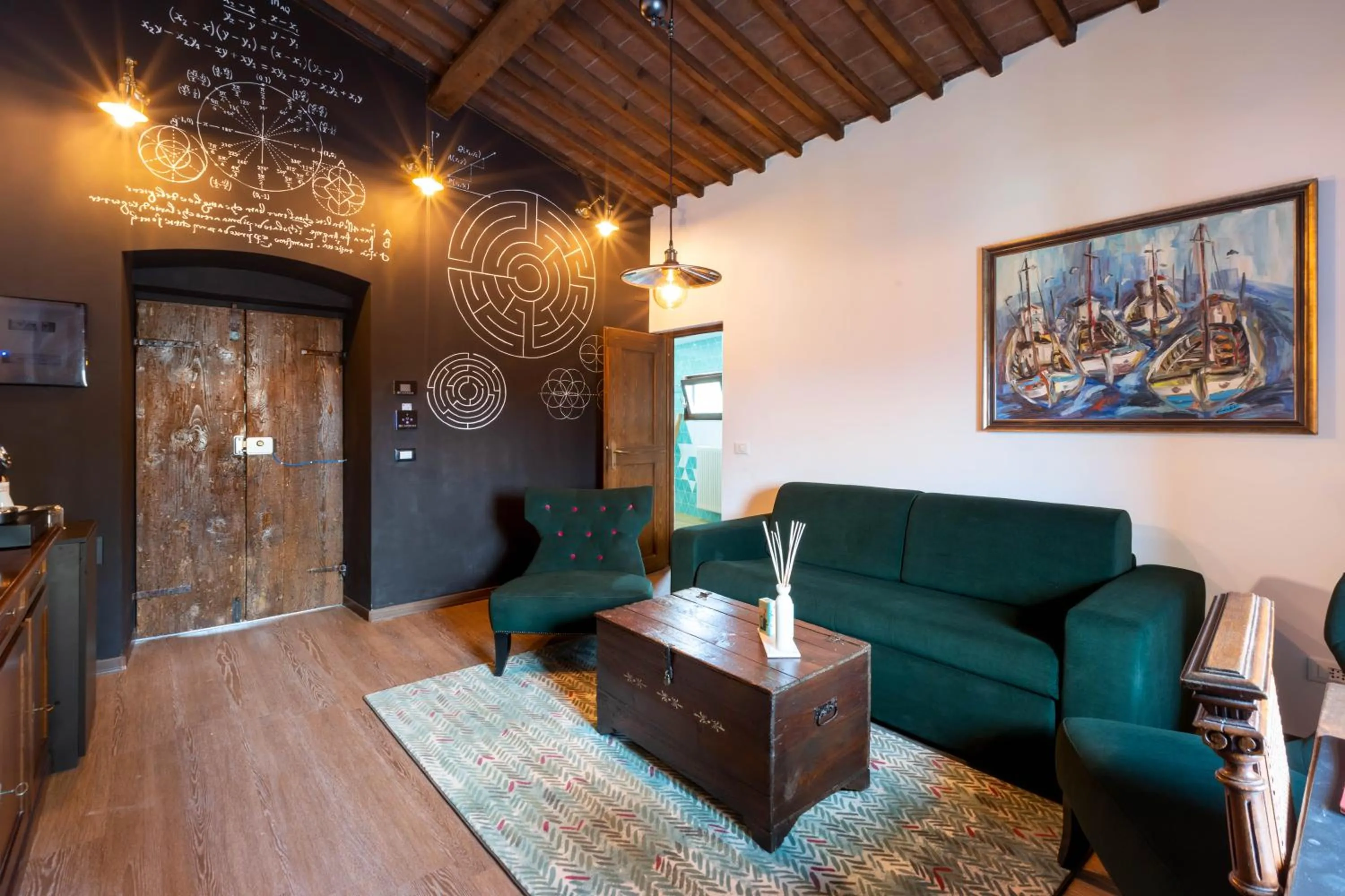 Living room in Castrum Wine Relais - Albergo Diffuso