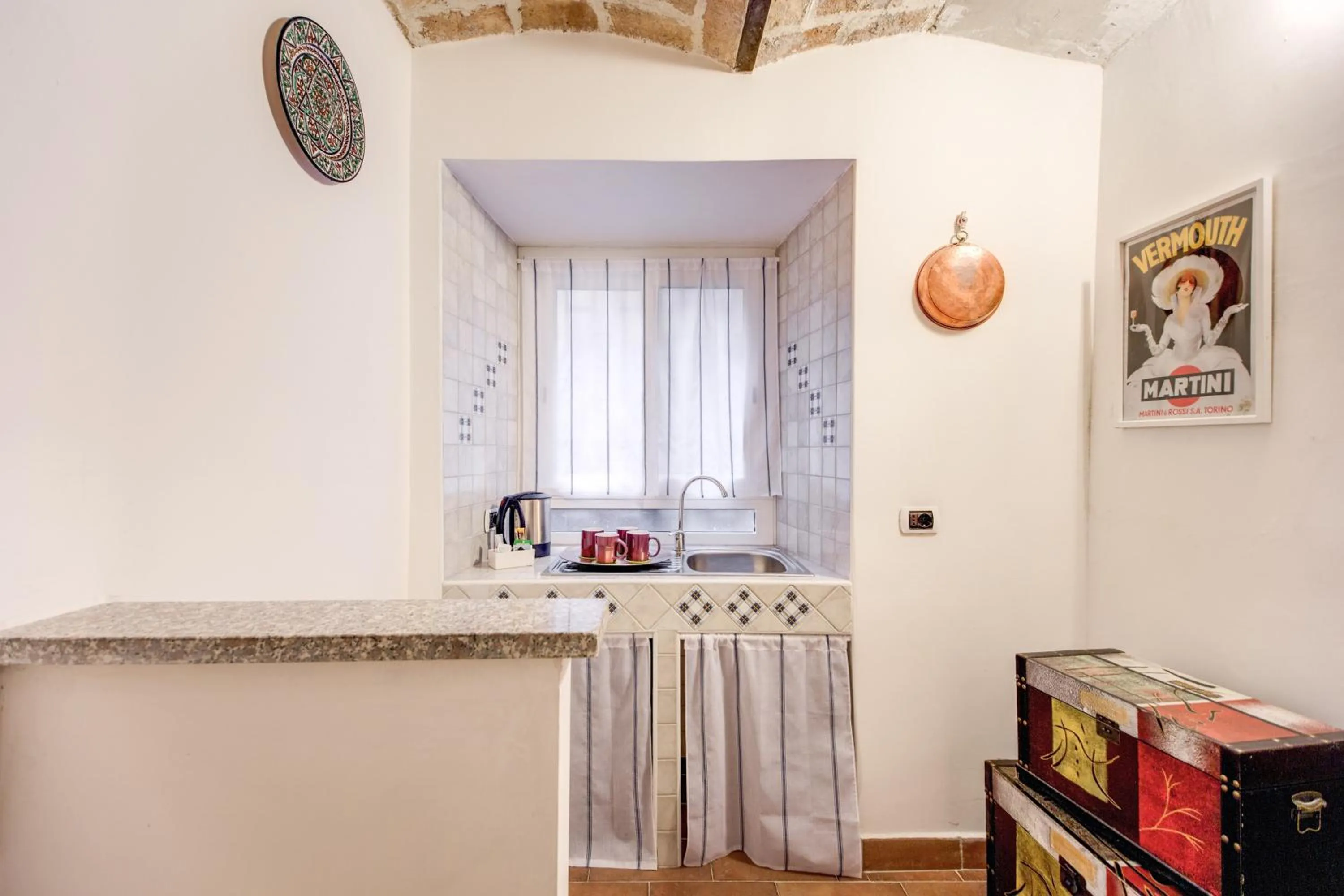 Kitchen or kitchenette in Hotel Gea Di Vulcano