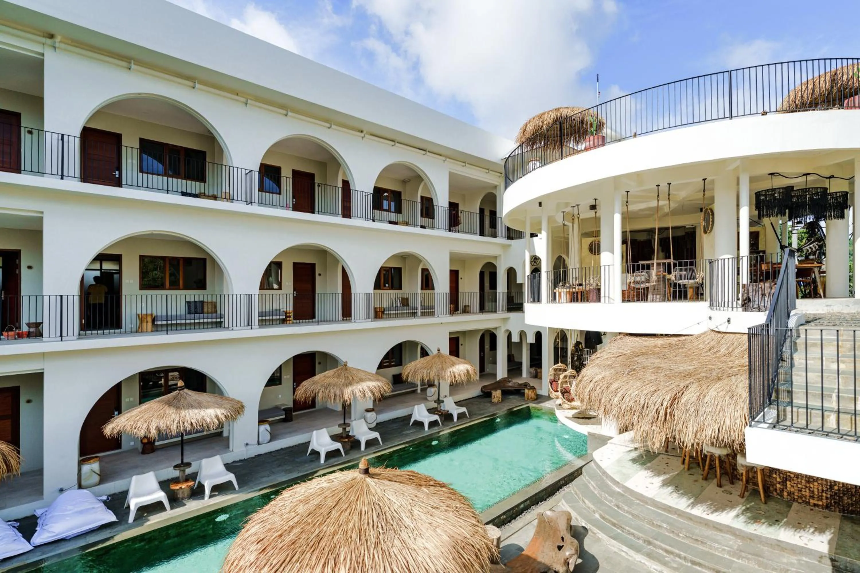 Property building in El Tropico Boutique Hotel