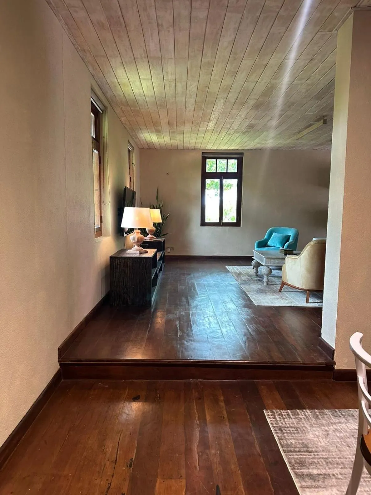 Seating area in NIKARA Luxury Beach House