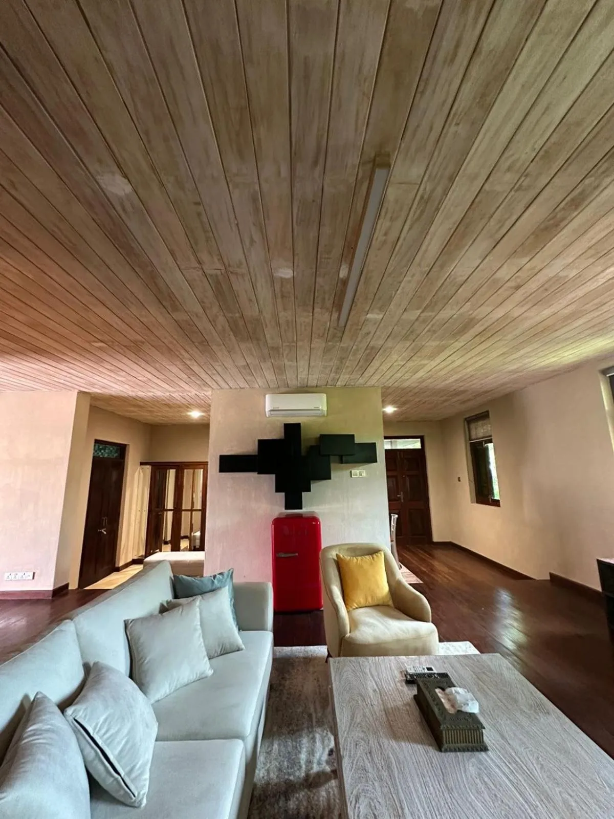 Seating area in NIKARA Luxury Beach House