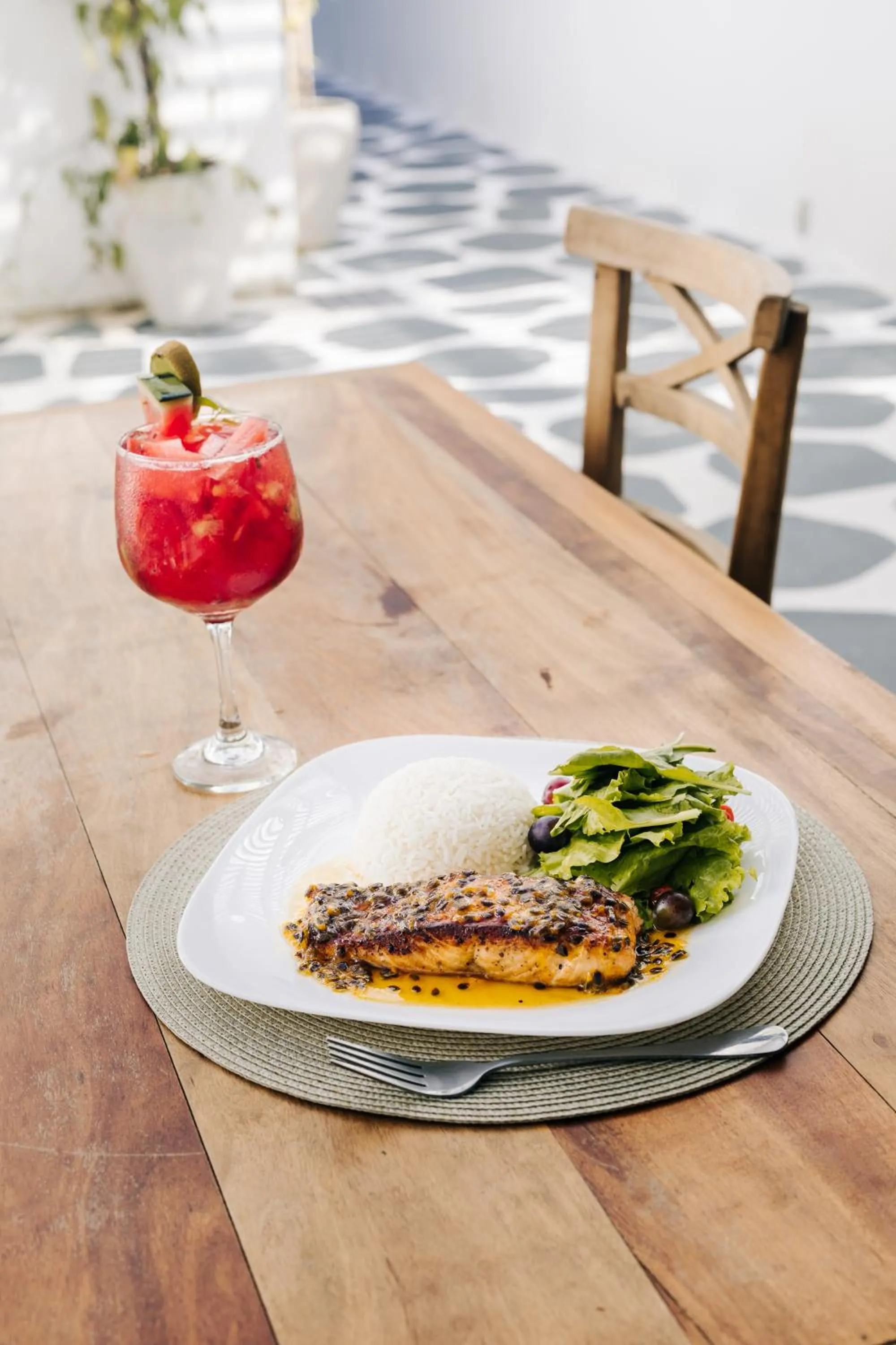 Restaurant/places to eat in Pousada Villa Santô