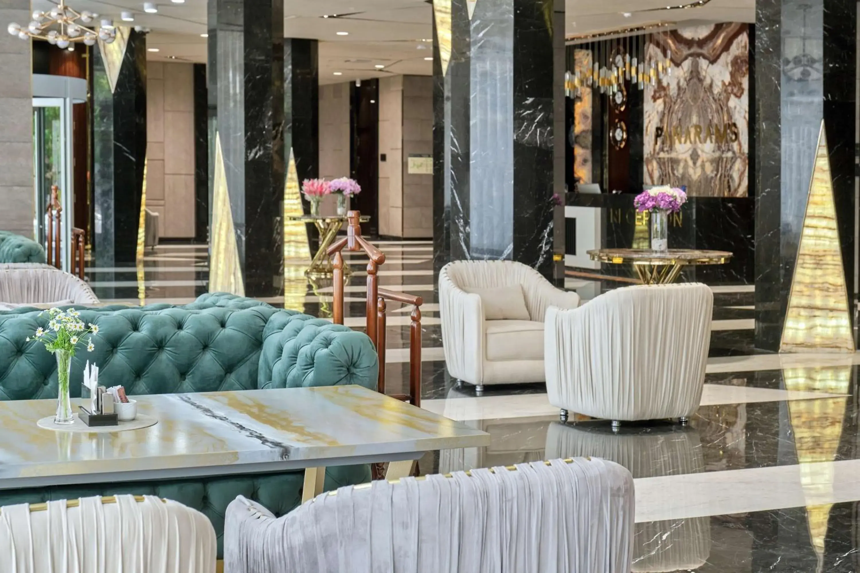 Lobby or reception in Panarams Tashkent Hotel, a member of Radisson Individuals Lobby or reception in Panarams Tashkent Hotel, a member of Radisson Individuals