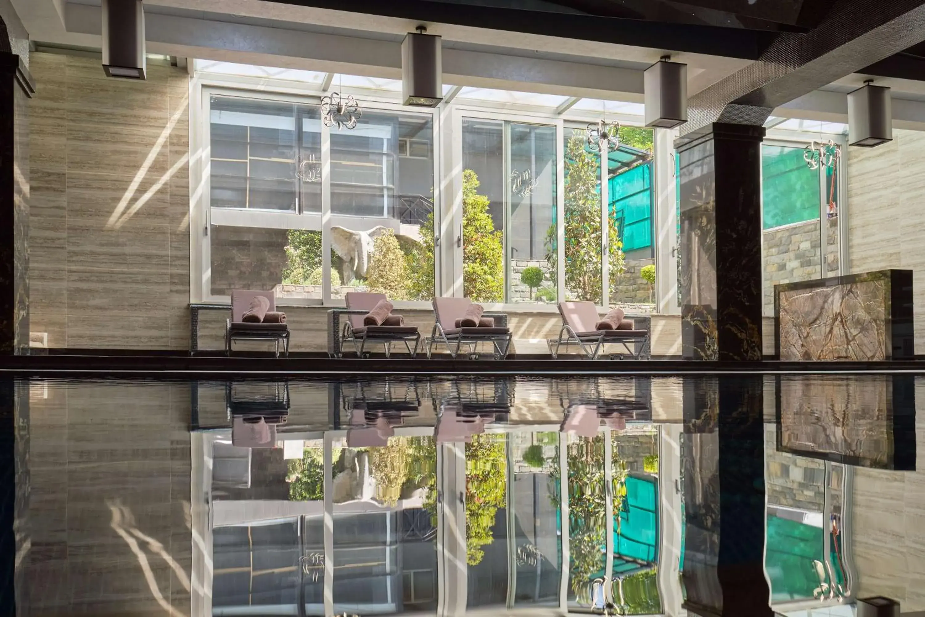 Pool view in Panarams Tashkent Hotel, a member of Radisson Individuals Pool view in Panarams Tashkent Hotel, a member of Radisson Individuals