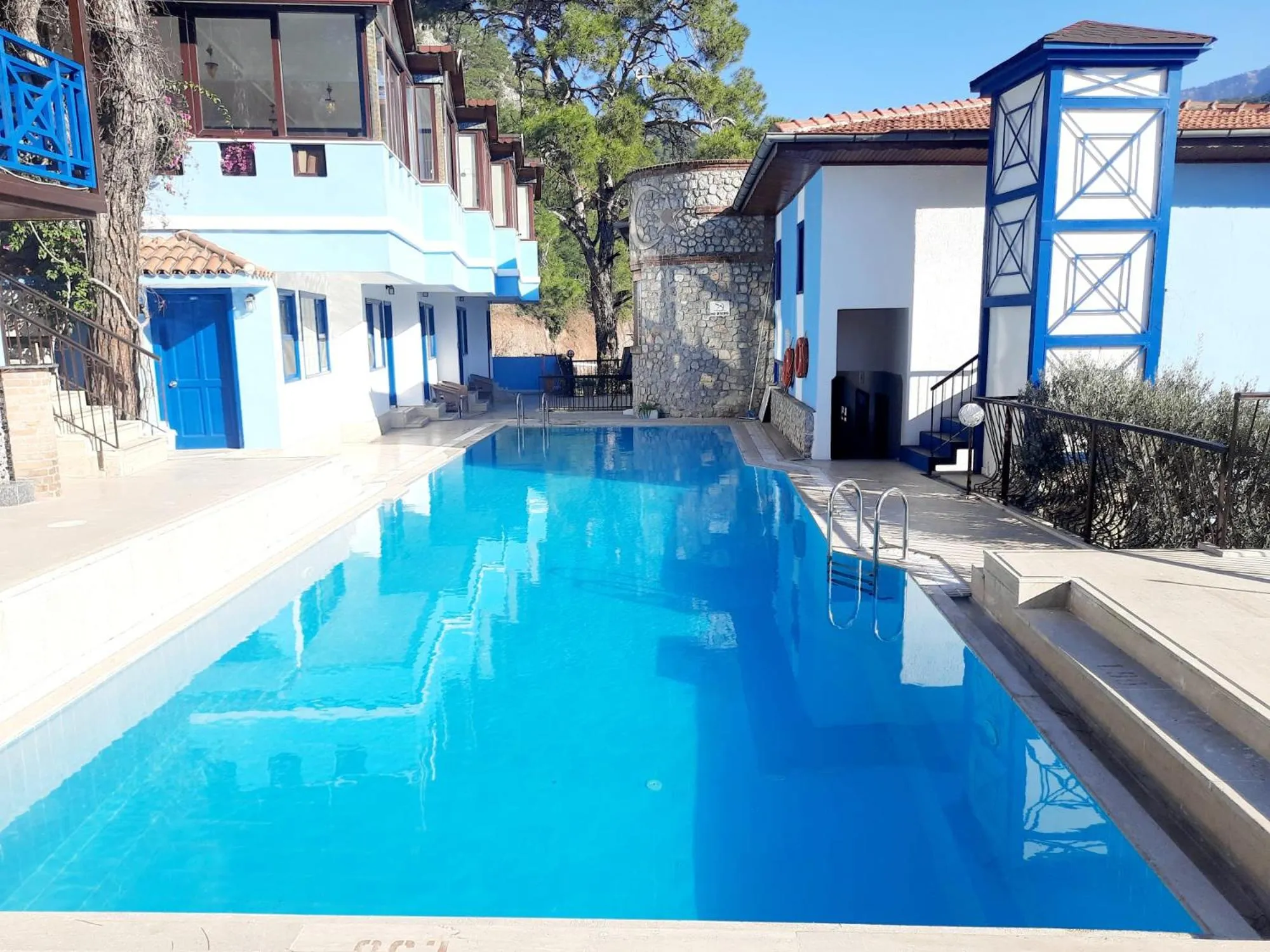 Pool view in Belle Vue Ölüdeniz