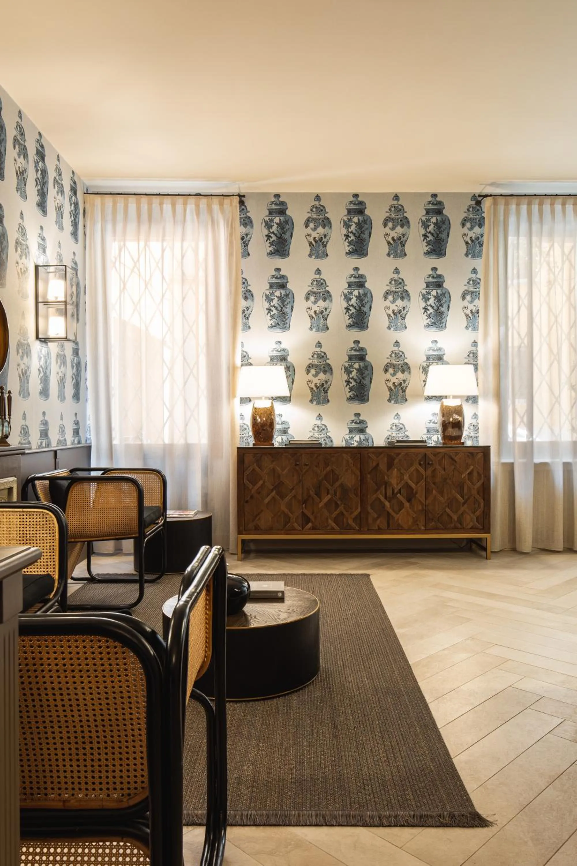 Lobby or reception in Hotel Porta San Mamolo