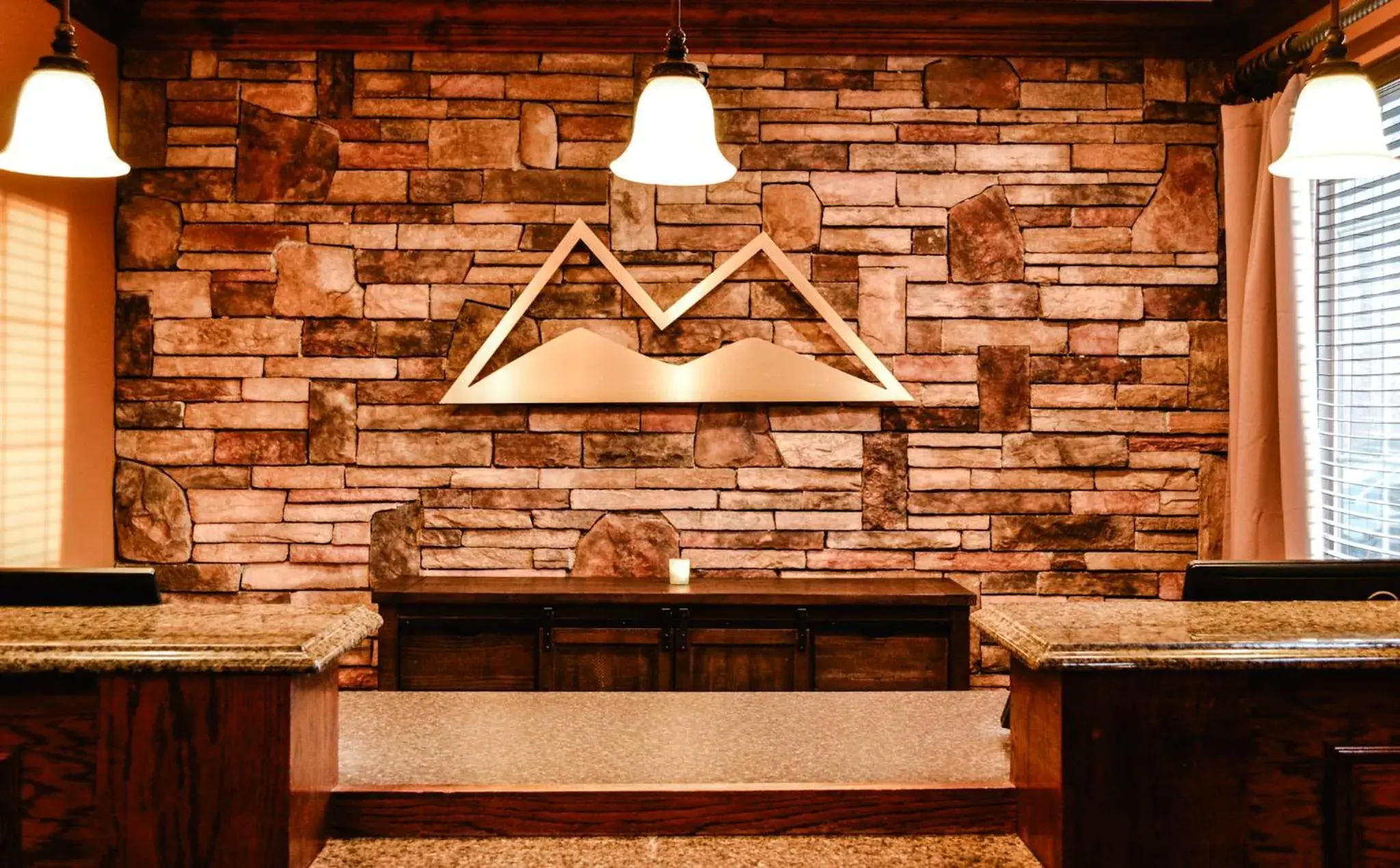 Lobby or reception in The Lodge at Flat Rock Lobby or reception in The Lodge at Flat Rock