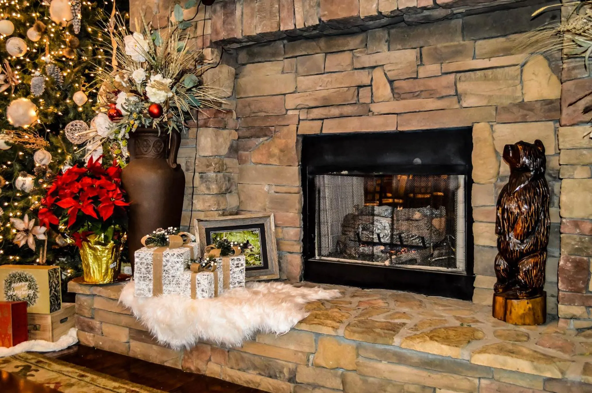 Lobby or reception in The Lodge at Flat Rock