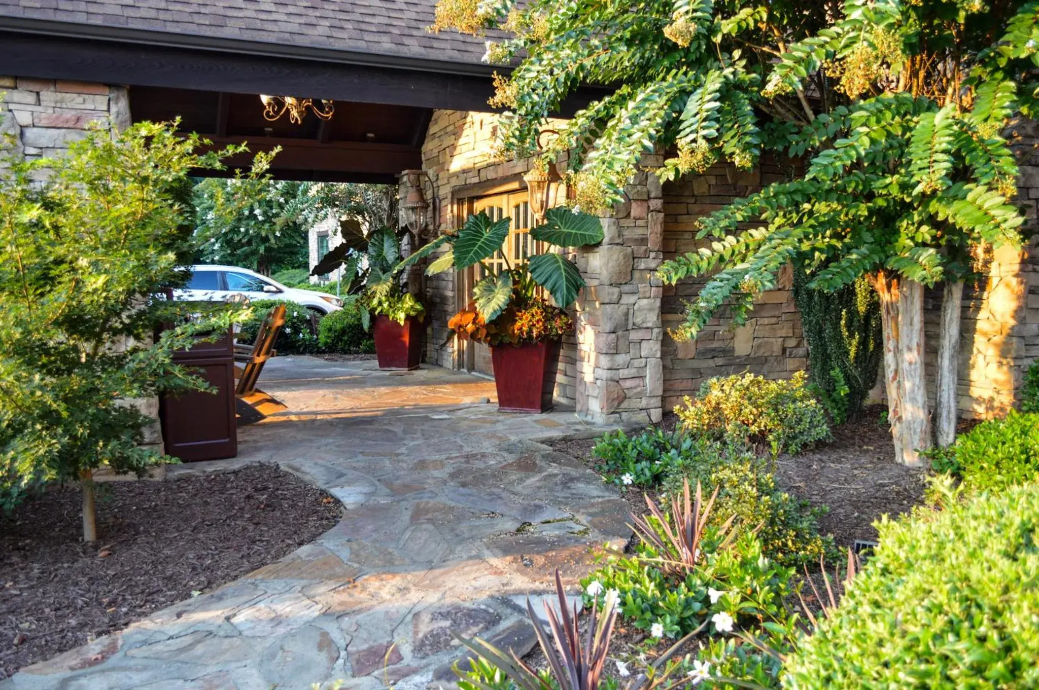 Property building in The Lodge at Flat Rock Property building in The Lodge at Flat Rock