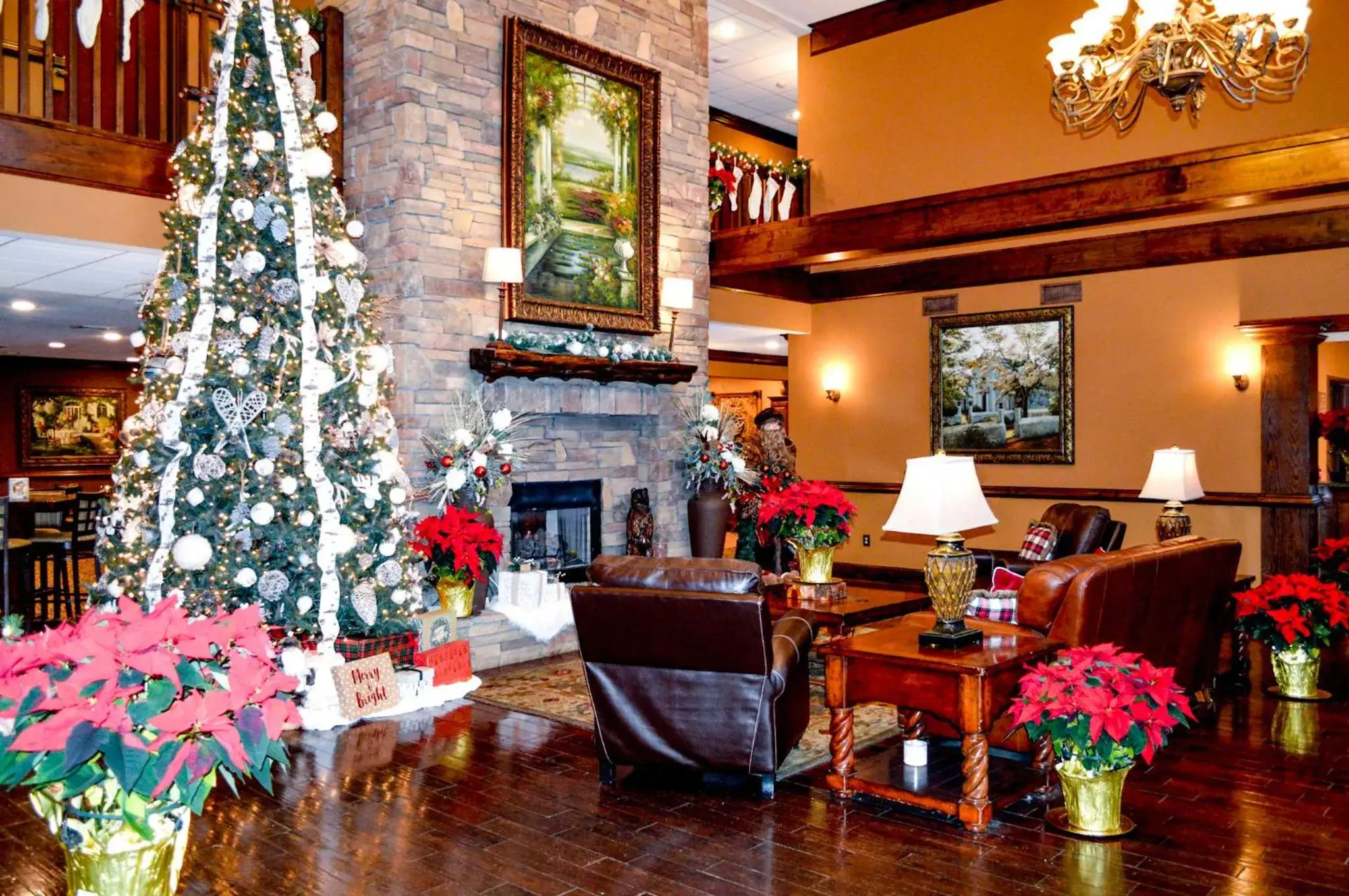 Lobby or reception in The Lodge at Flat Rock Lobby or reception in The Lodge at Flat Rock