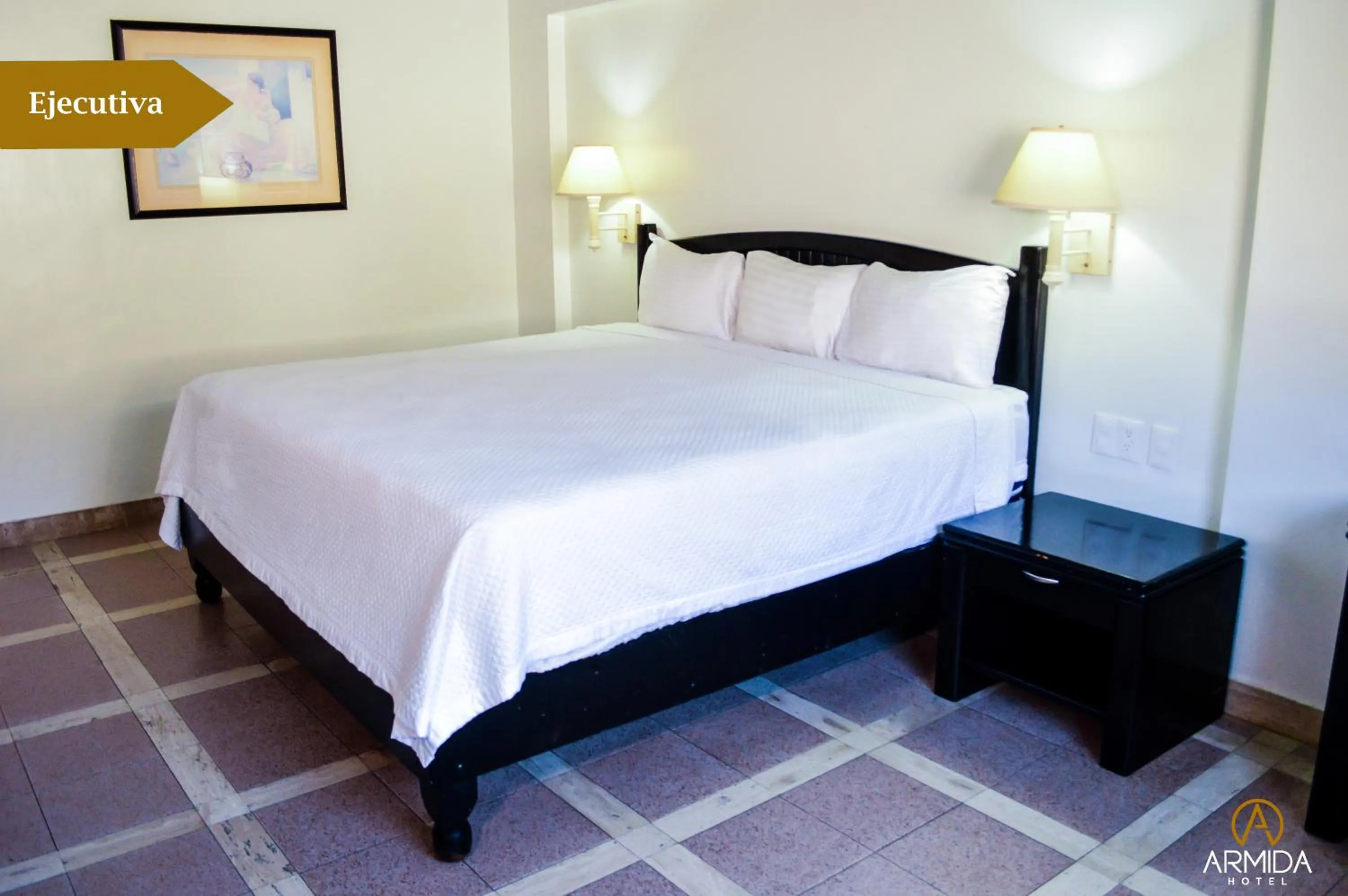 Bed in Hotel Armida Guaymas