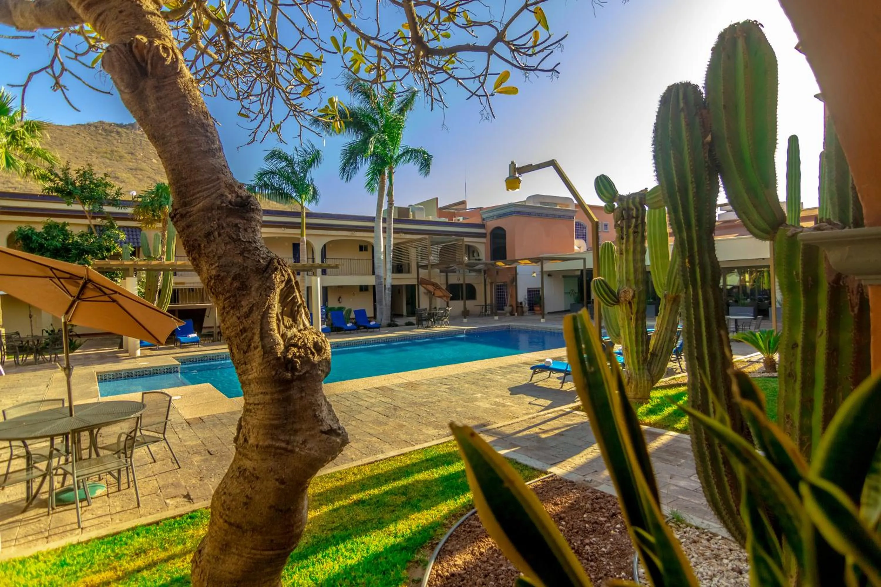 Pool view in Hotel Armida Guaymas