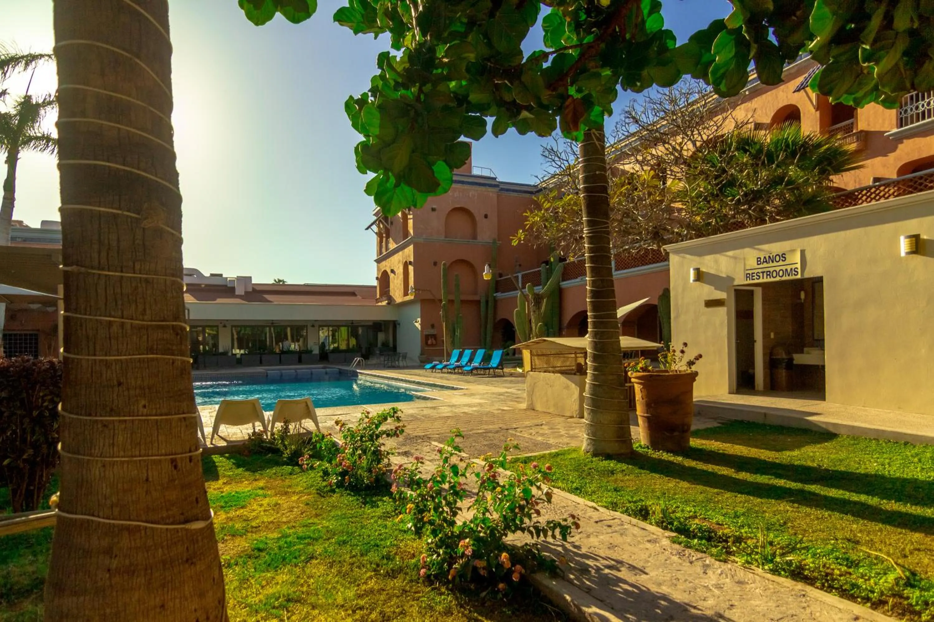 Garden view in Hotel Armida Guaymas