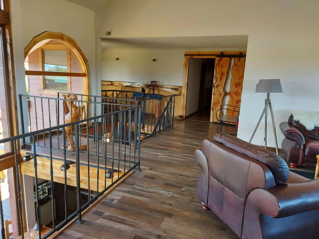 Living room in Morrena Lodge