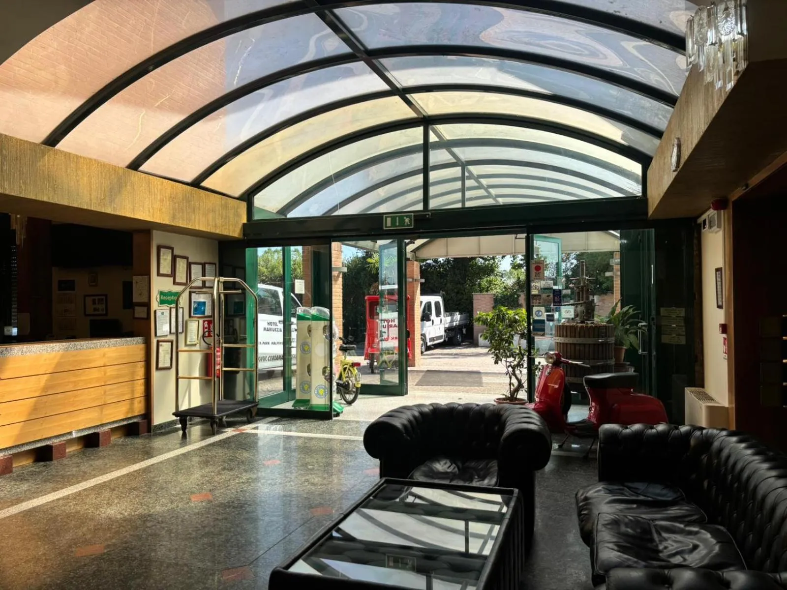 Lobby or reception in Da Mariuccia